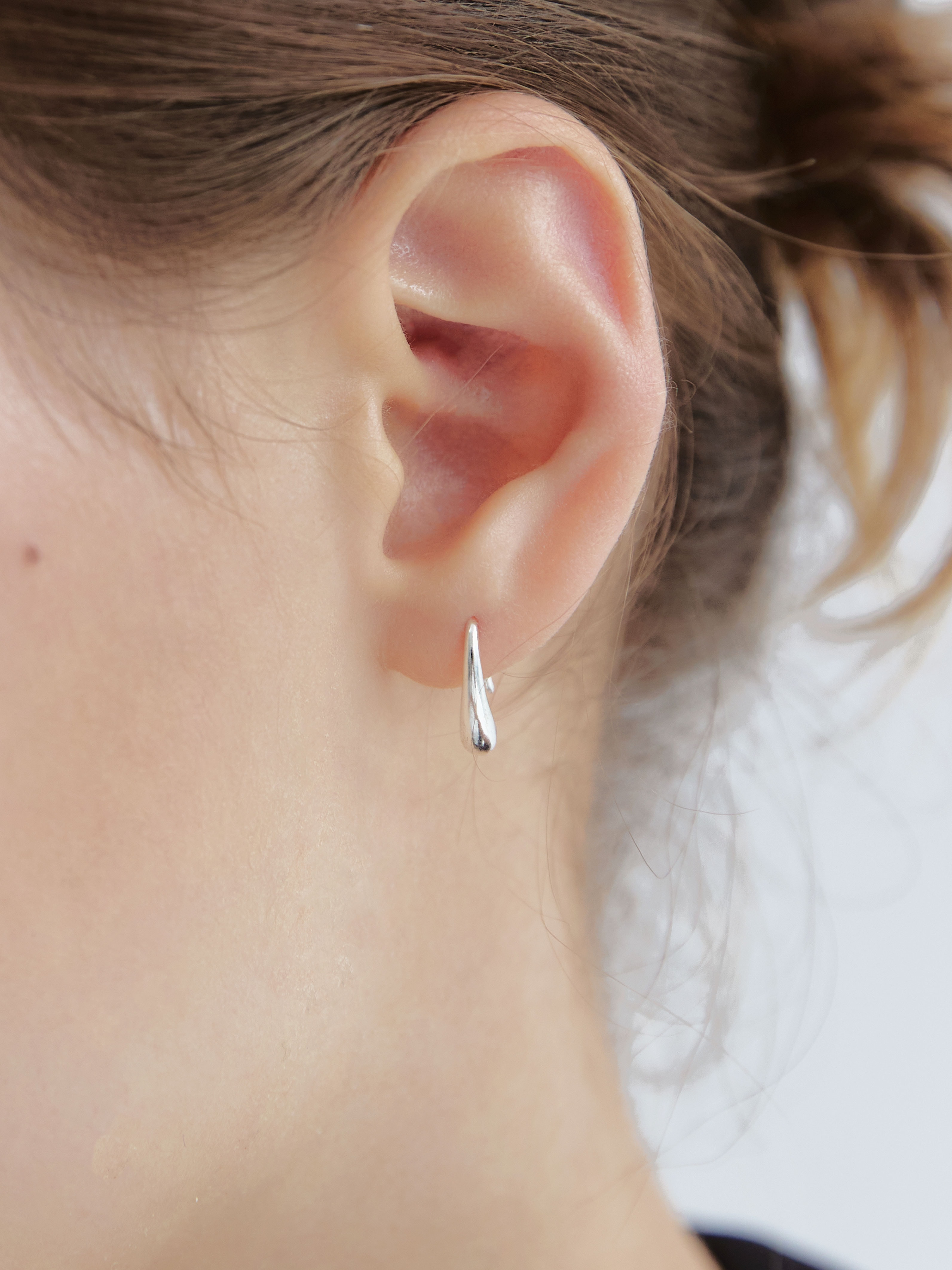 Silver Drop Earring