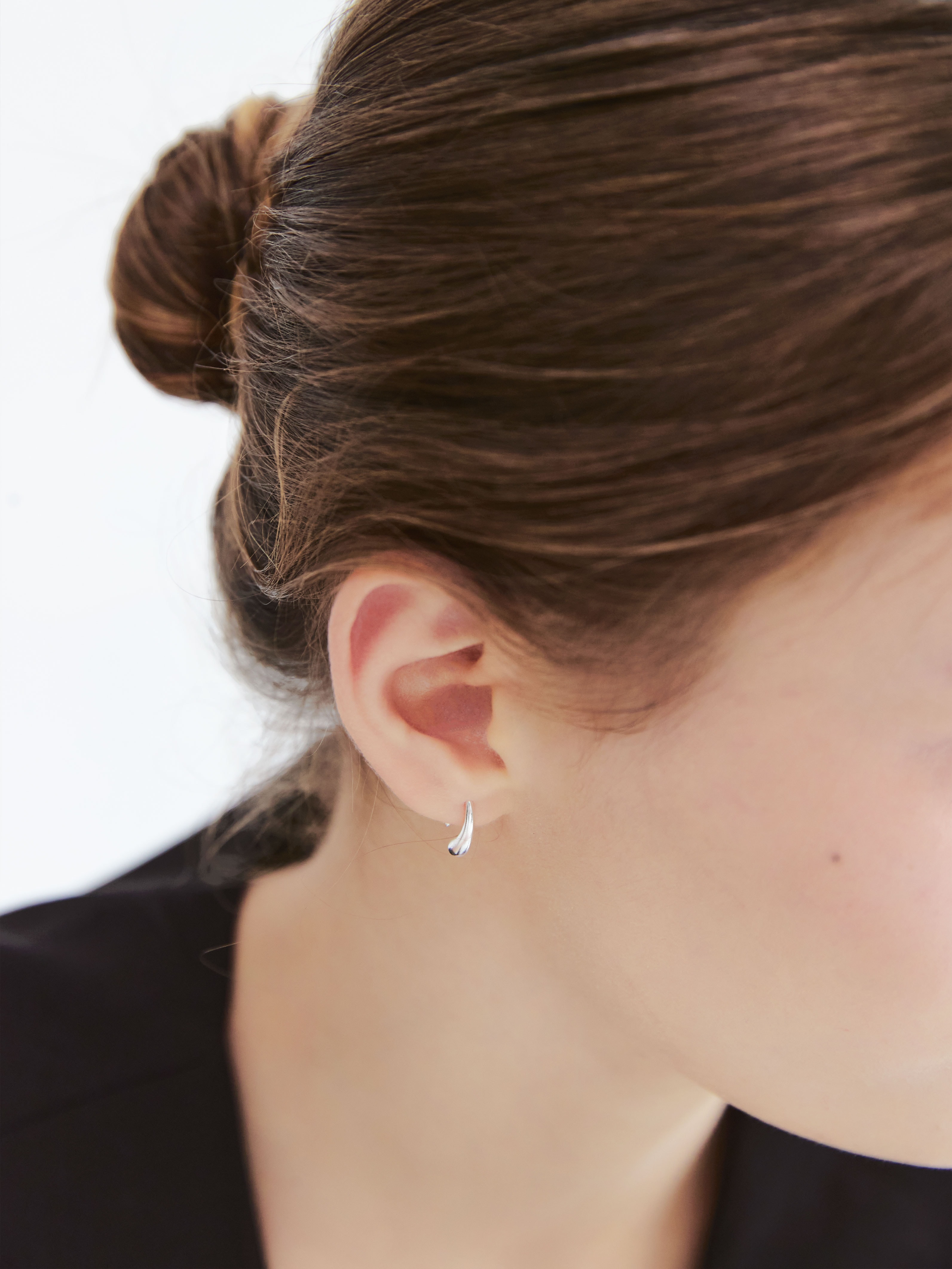 Silver Drop Earring