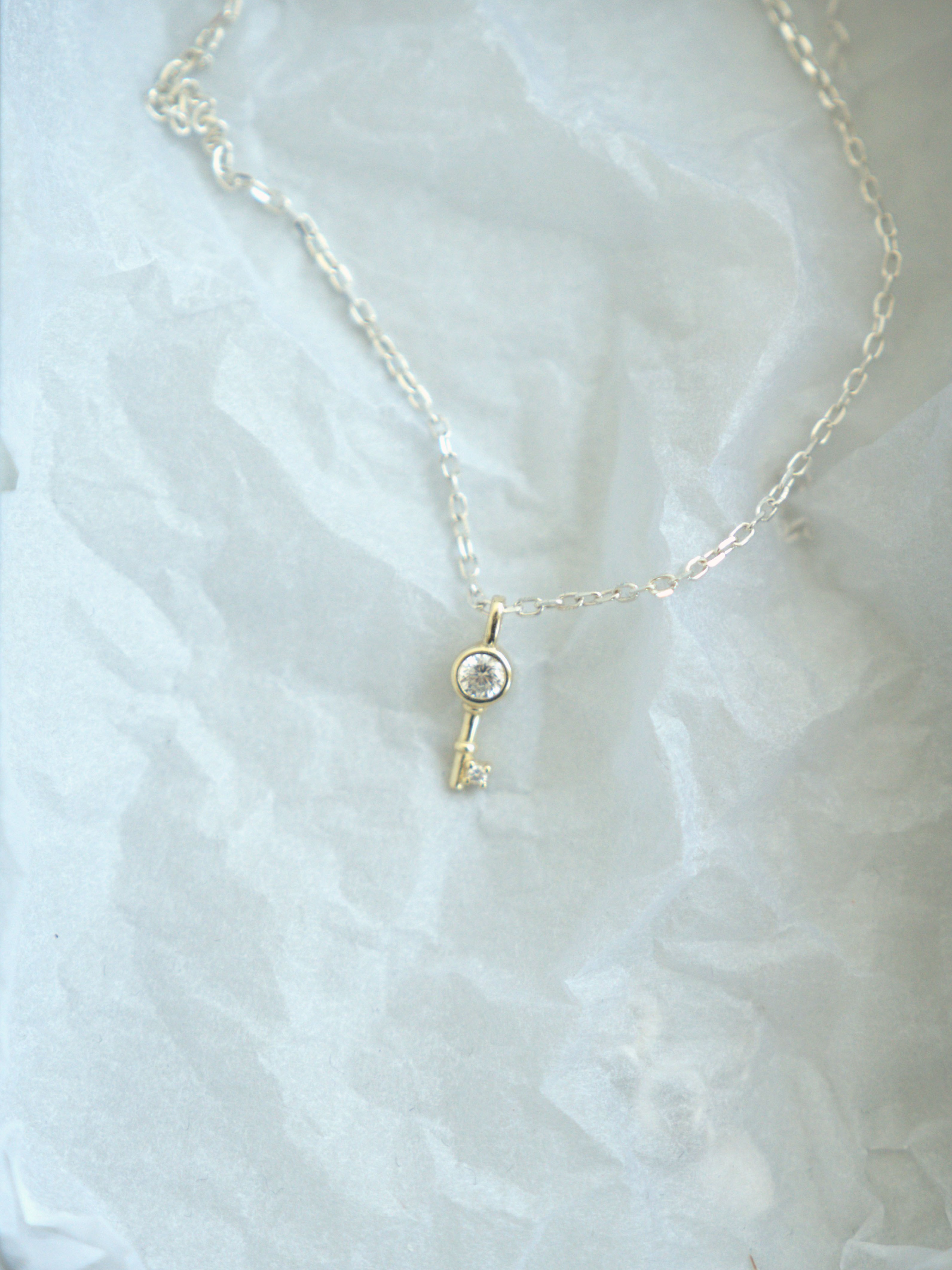 *NEW* [14K] Golden key necklace