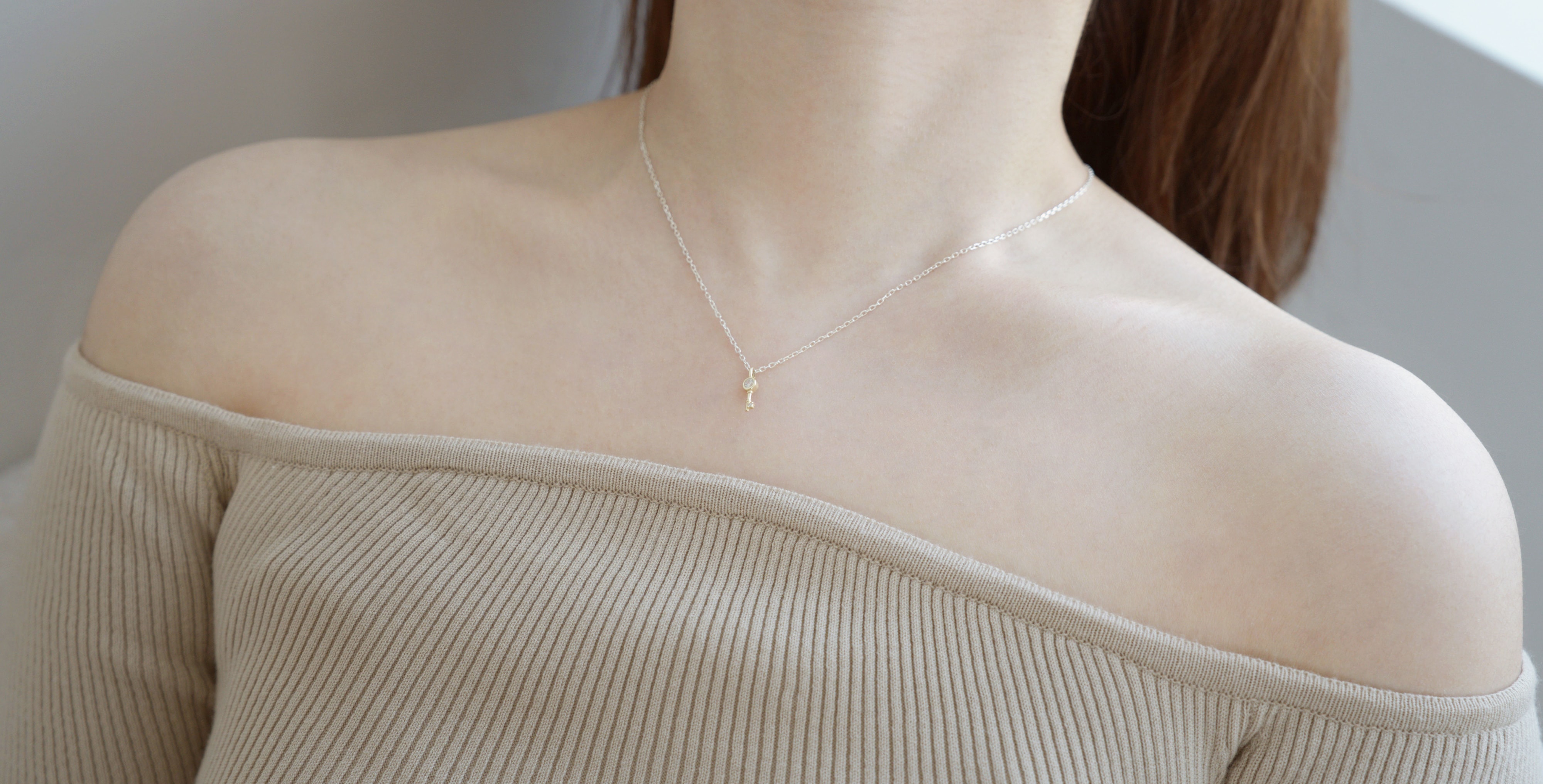 *NEW* [14K] Golden key necklace