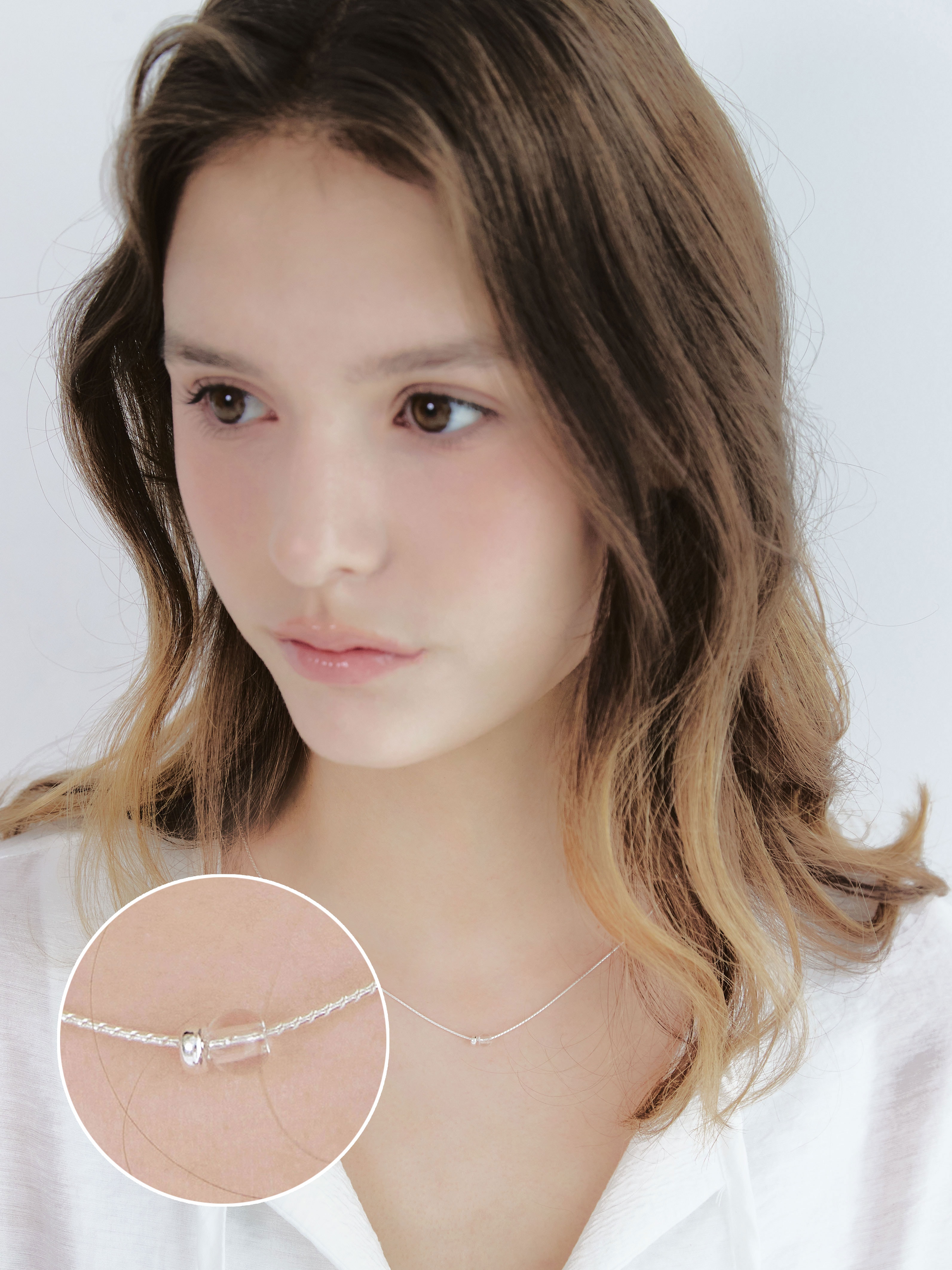 Clear Bell Necklace