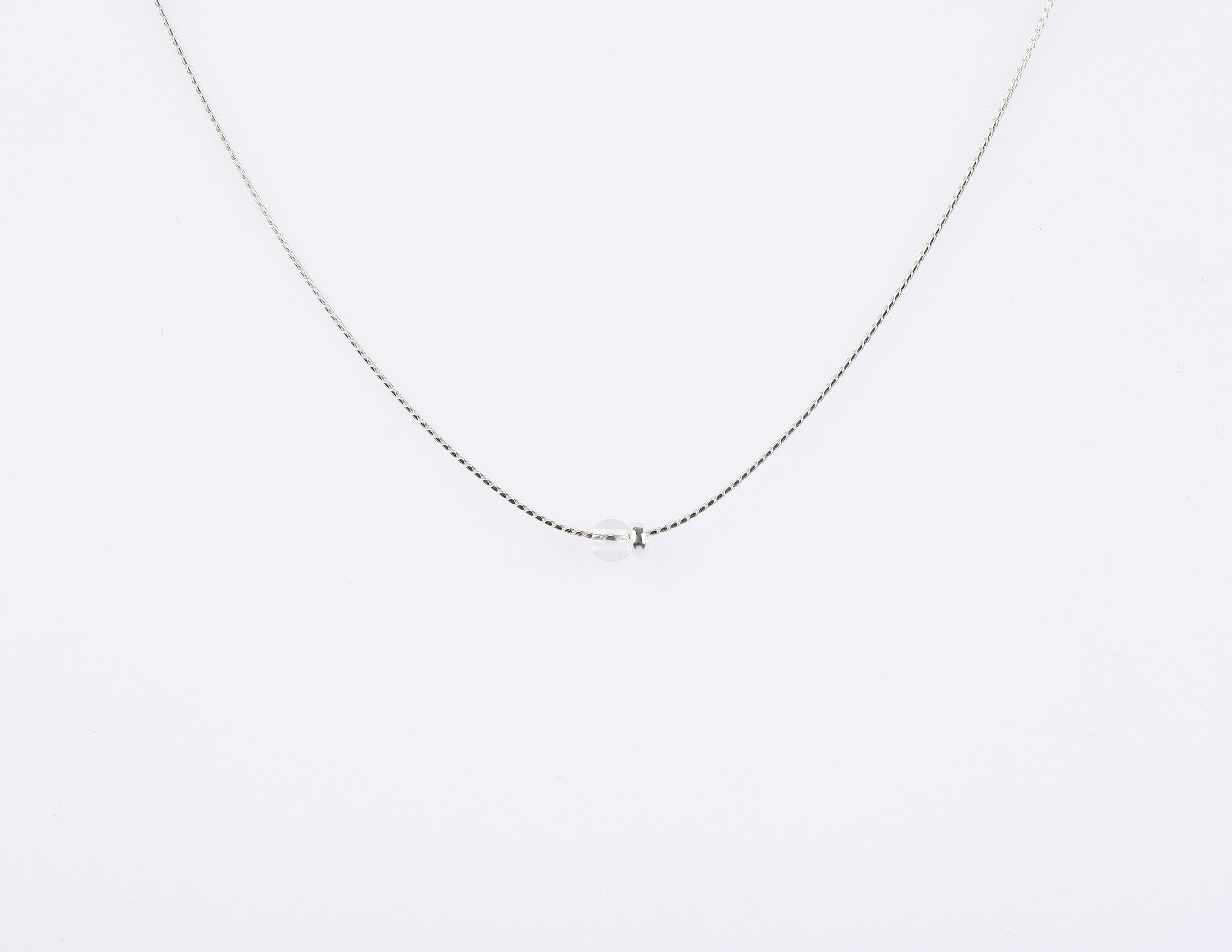 Clear Bell Necklace