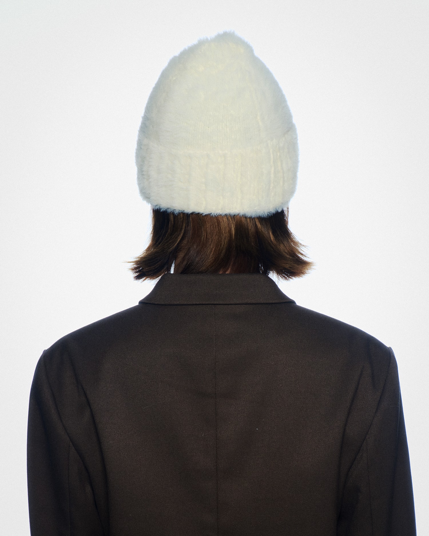 Hairy Bonnet in Cream