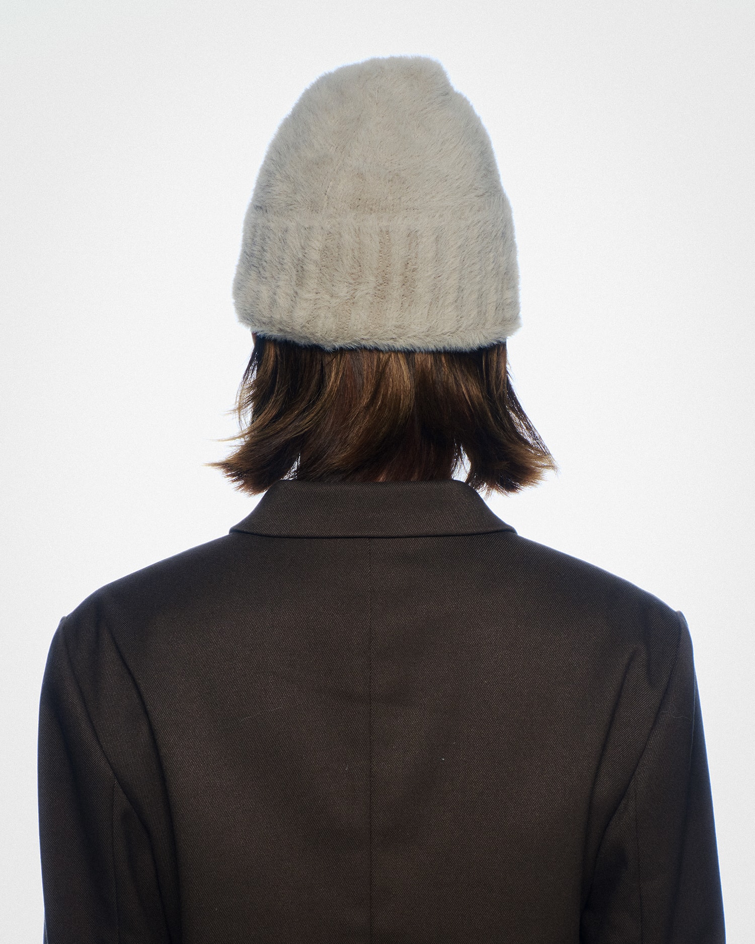 Hairy Bonnet in Beige
