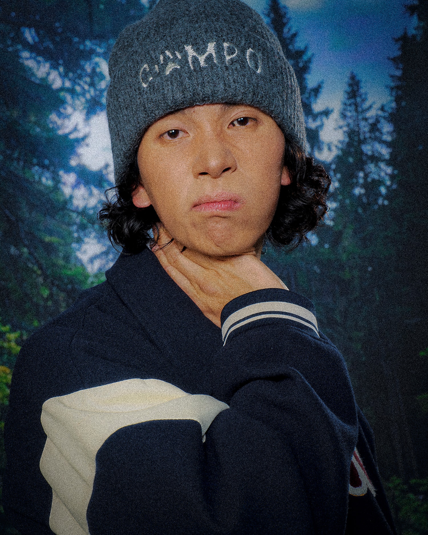 Tricot Bonnet in Charcoal