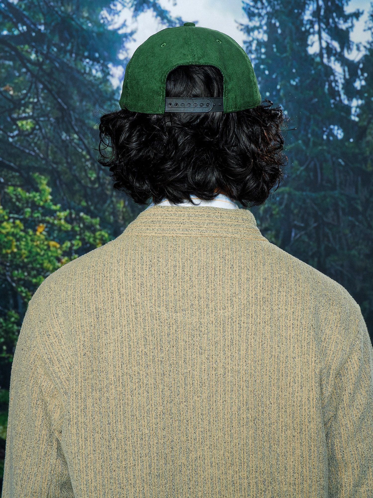 Corduroy Cap in Forest