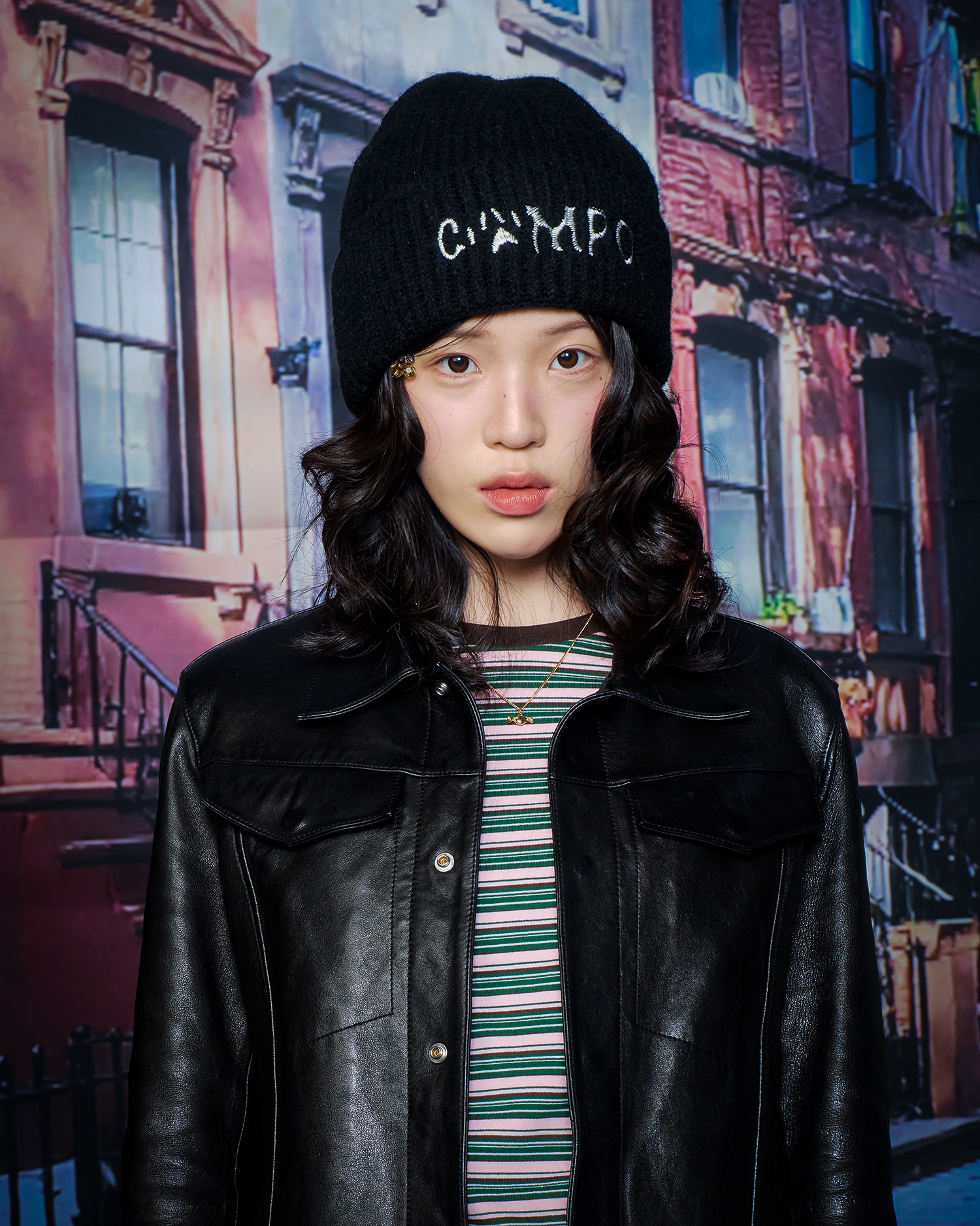 Tricot Bonnet in Black