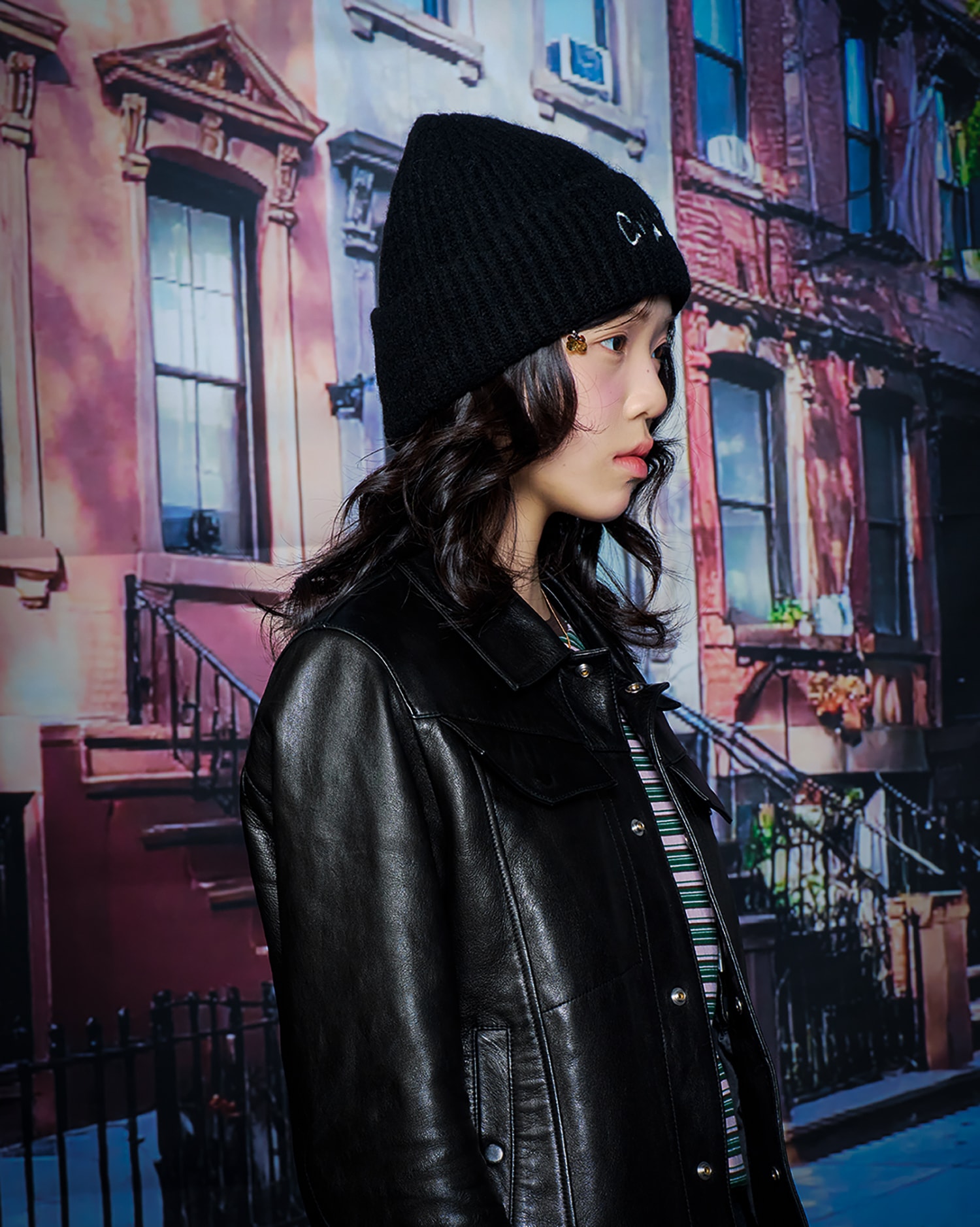 Tricot Bonnet in Black