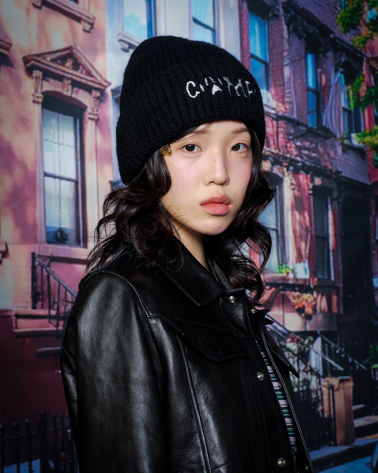Tricot Bonnet in Black