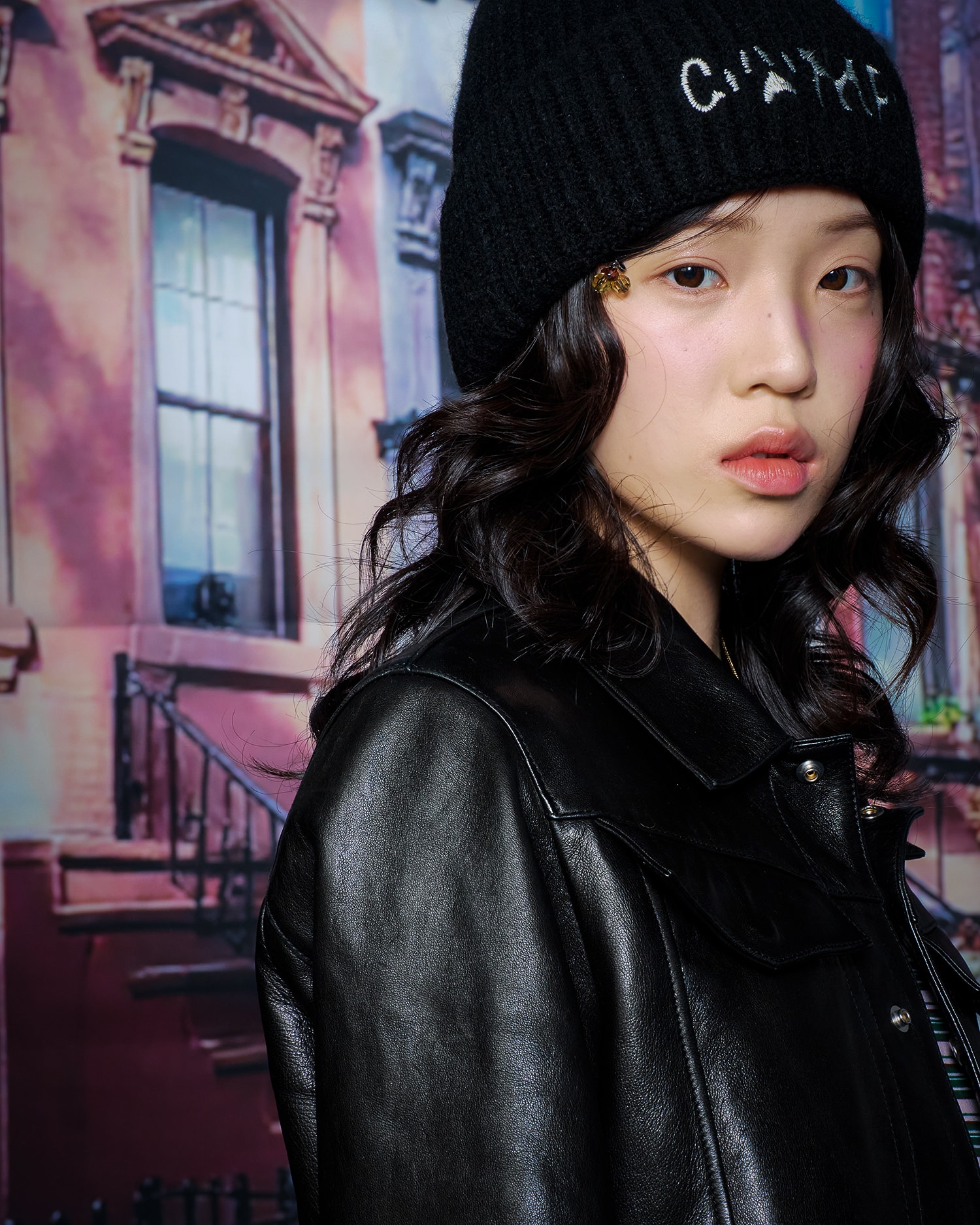 Tricot Bonnet in Black