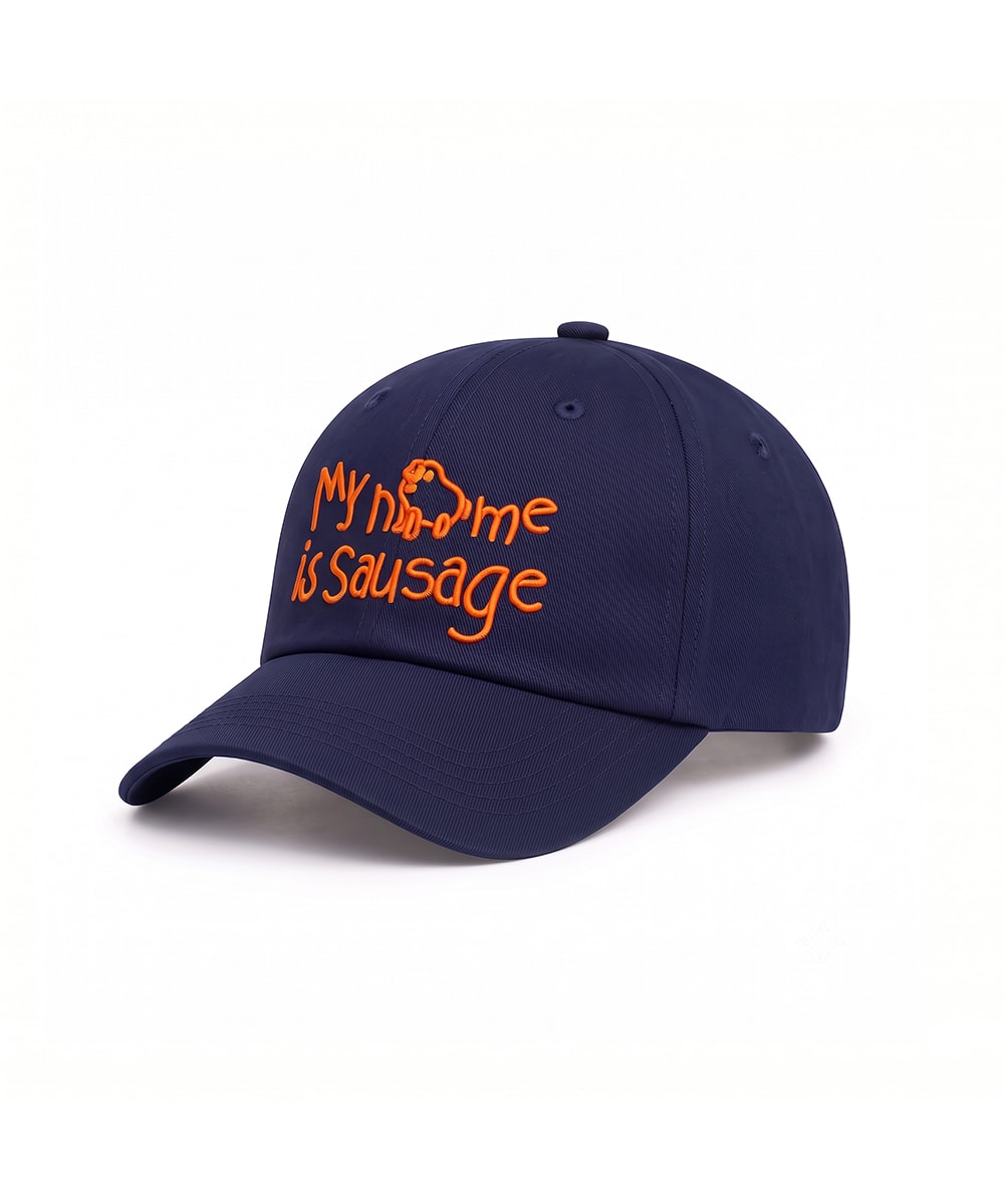[케이스어랏x브레드이발소]  Sausage cap - Navy