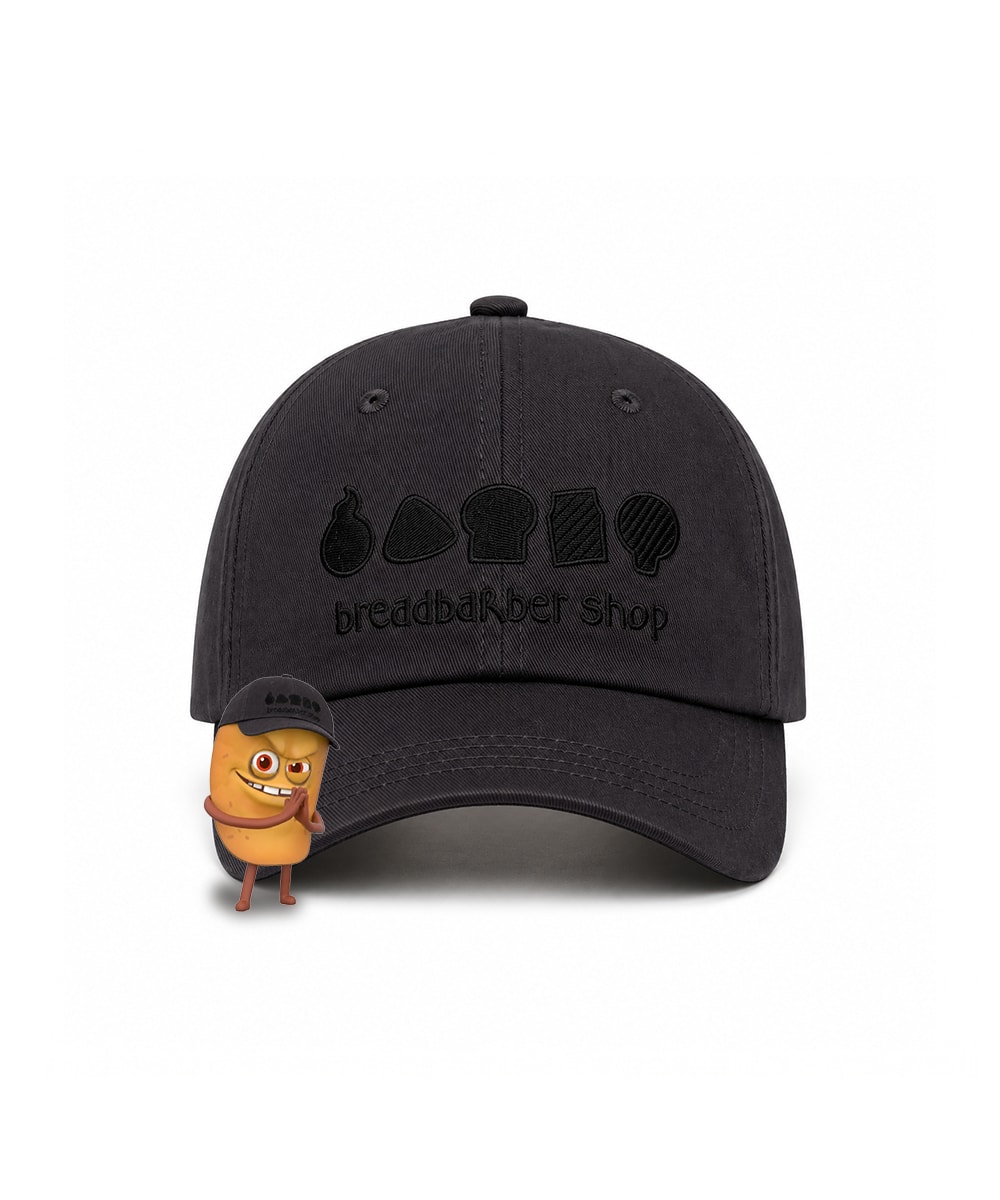 [케이스어랏x브레드이발소] Symbol cap - Deep charcoal