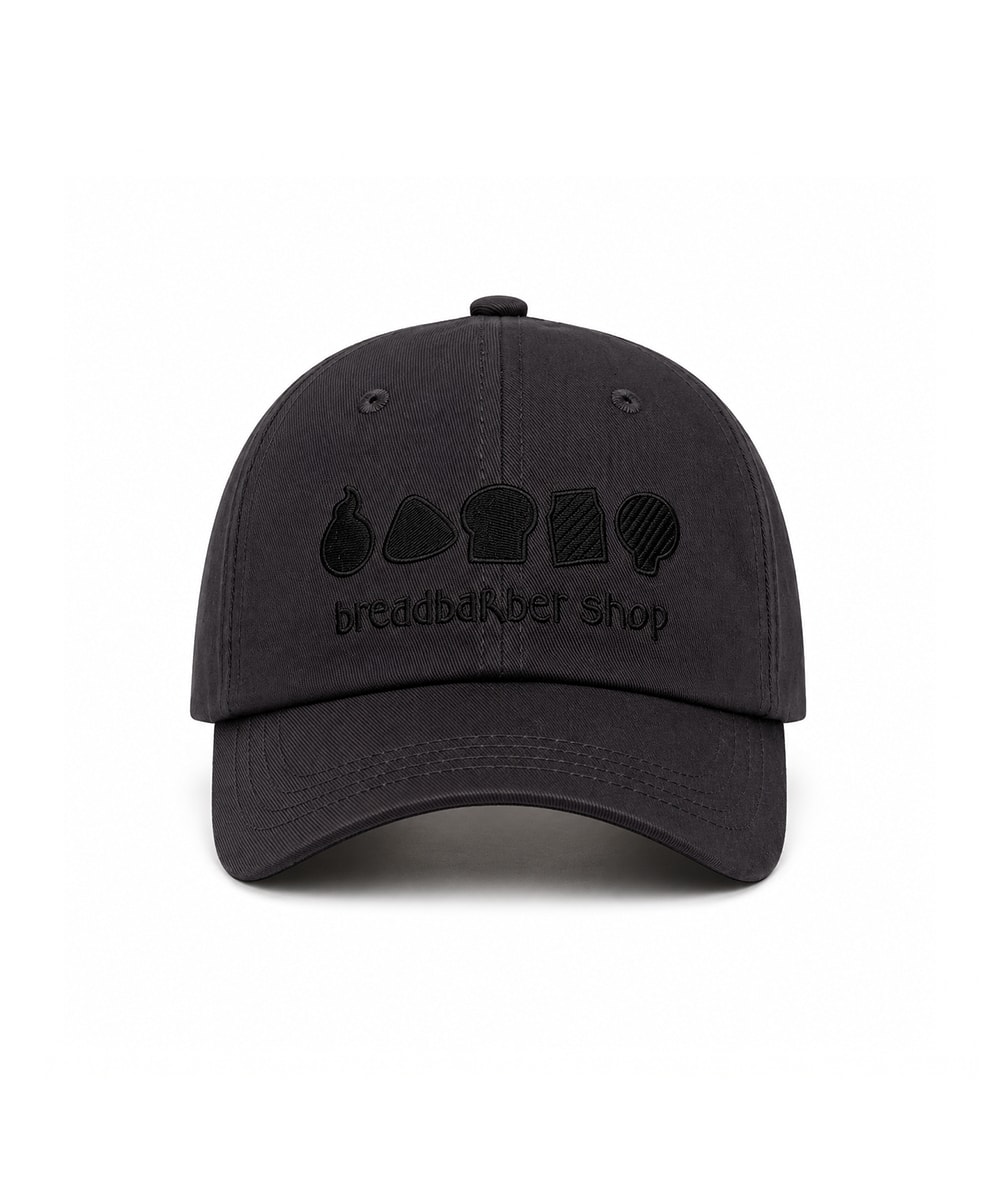 [케이스어랏x브레드이발소] Symbol cap - Deep charcoal
