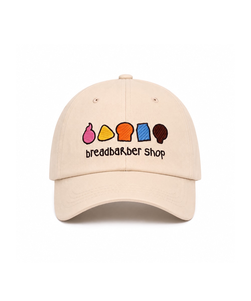 [케이스어랏x브레드이발소] Symbol cap - Ivory