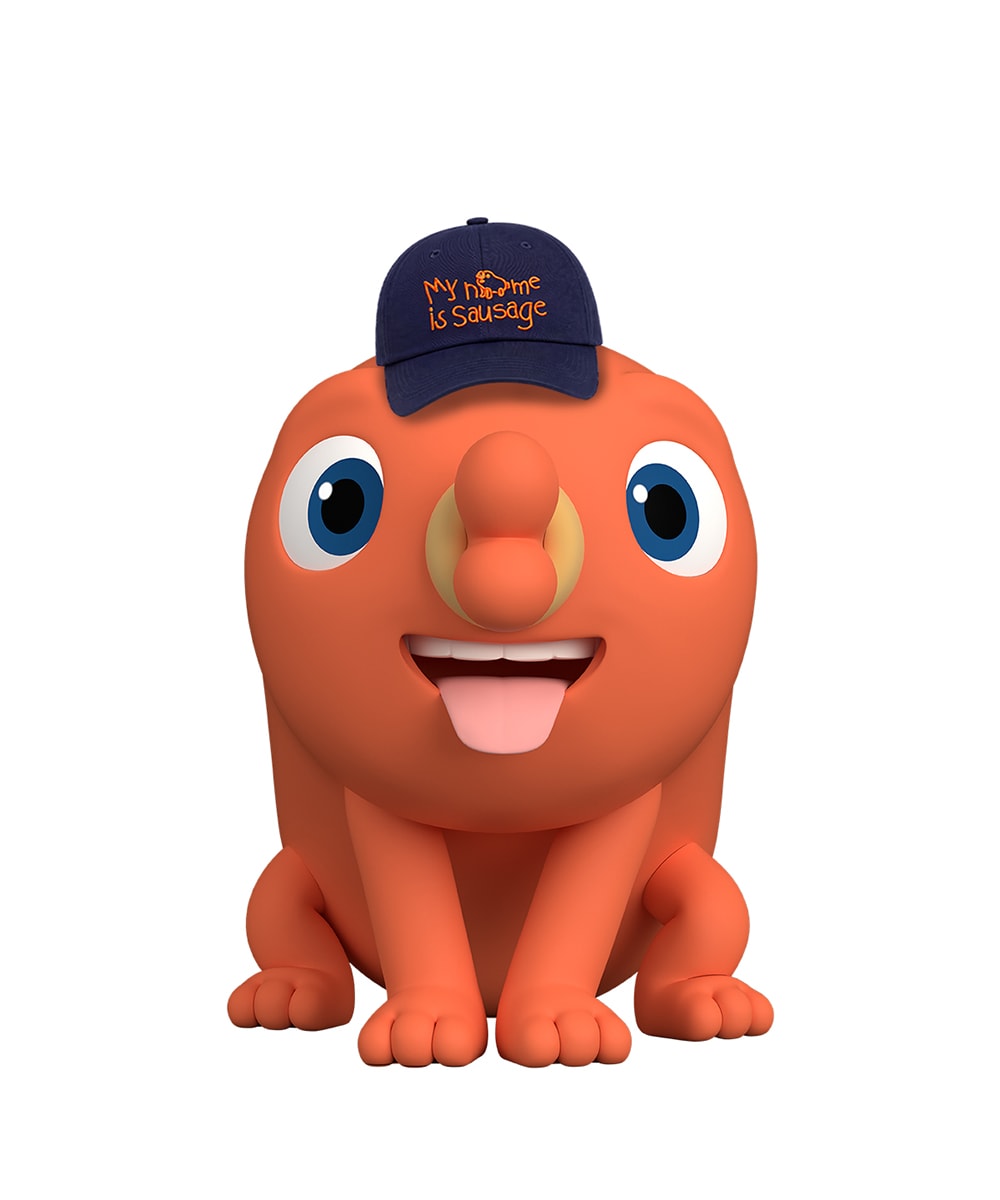 [케이스어랏x브레드이발소]  Sausage cap - Navy