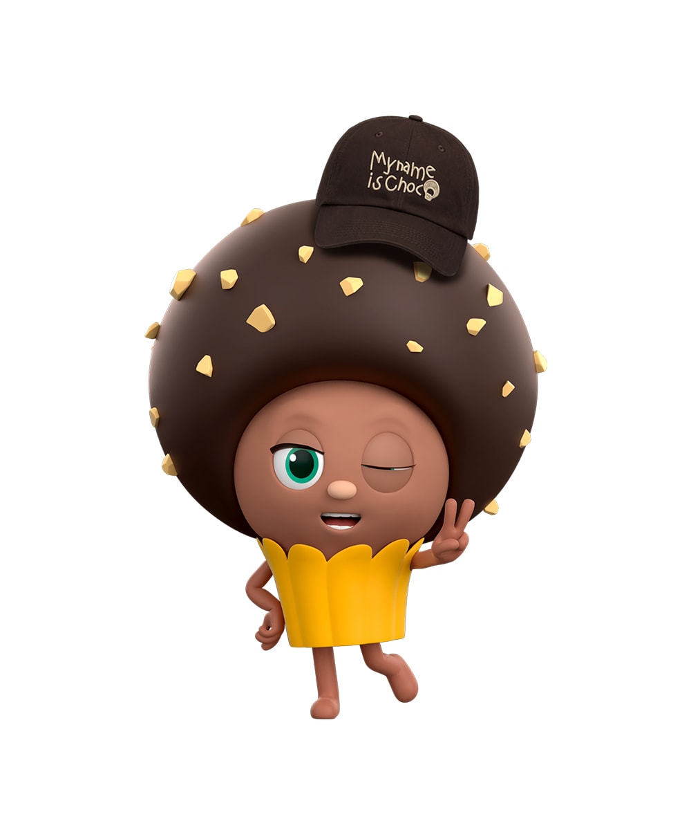 [케이스어랏x브레드이발소] Choco cap - Brown