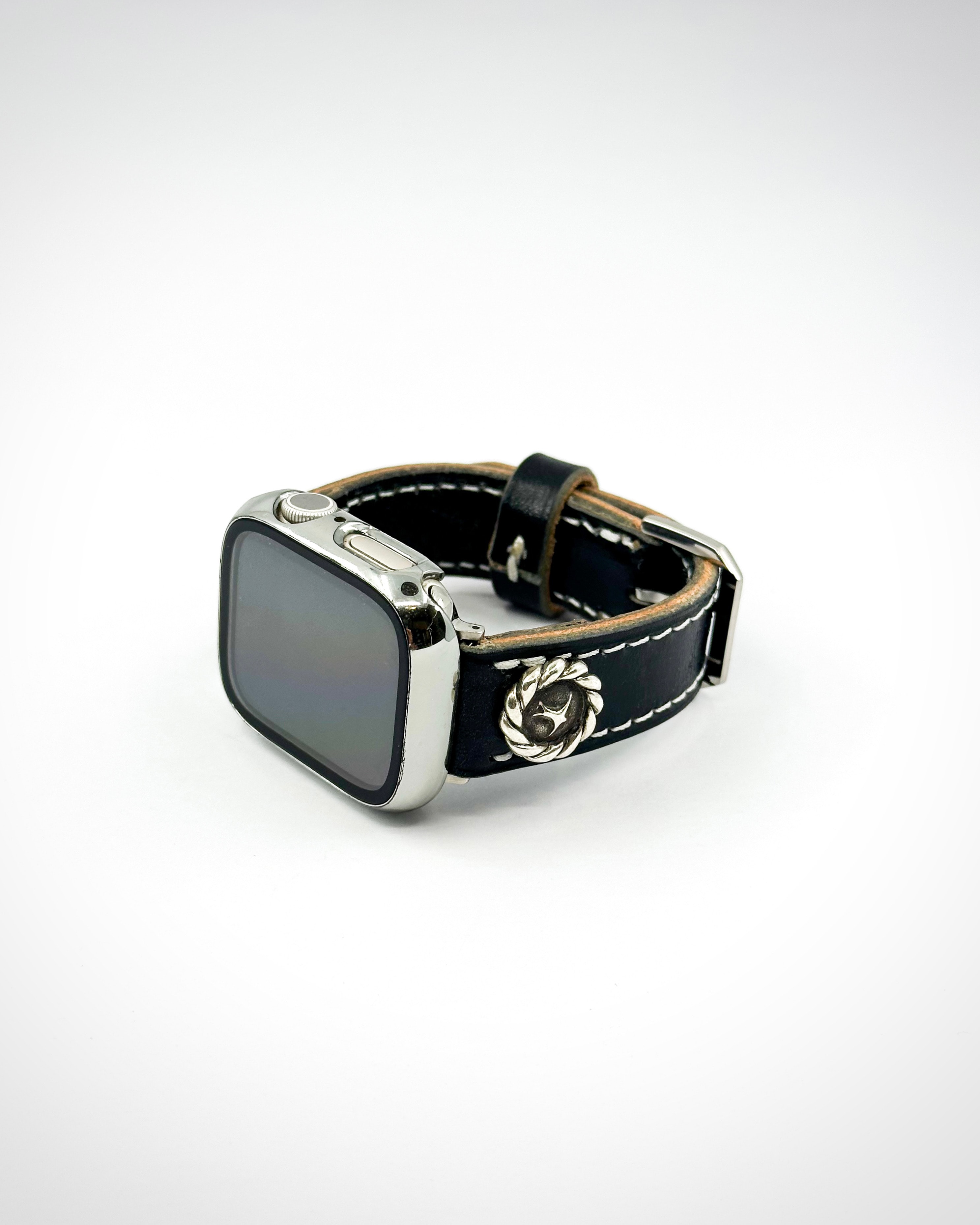 CONCHO APPLE WATCH STRAP (BRIDLE) / SILVER 925