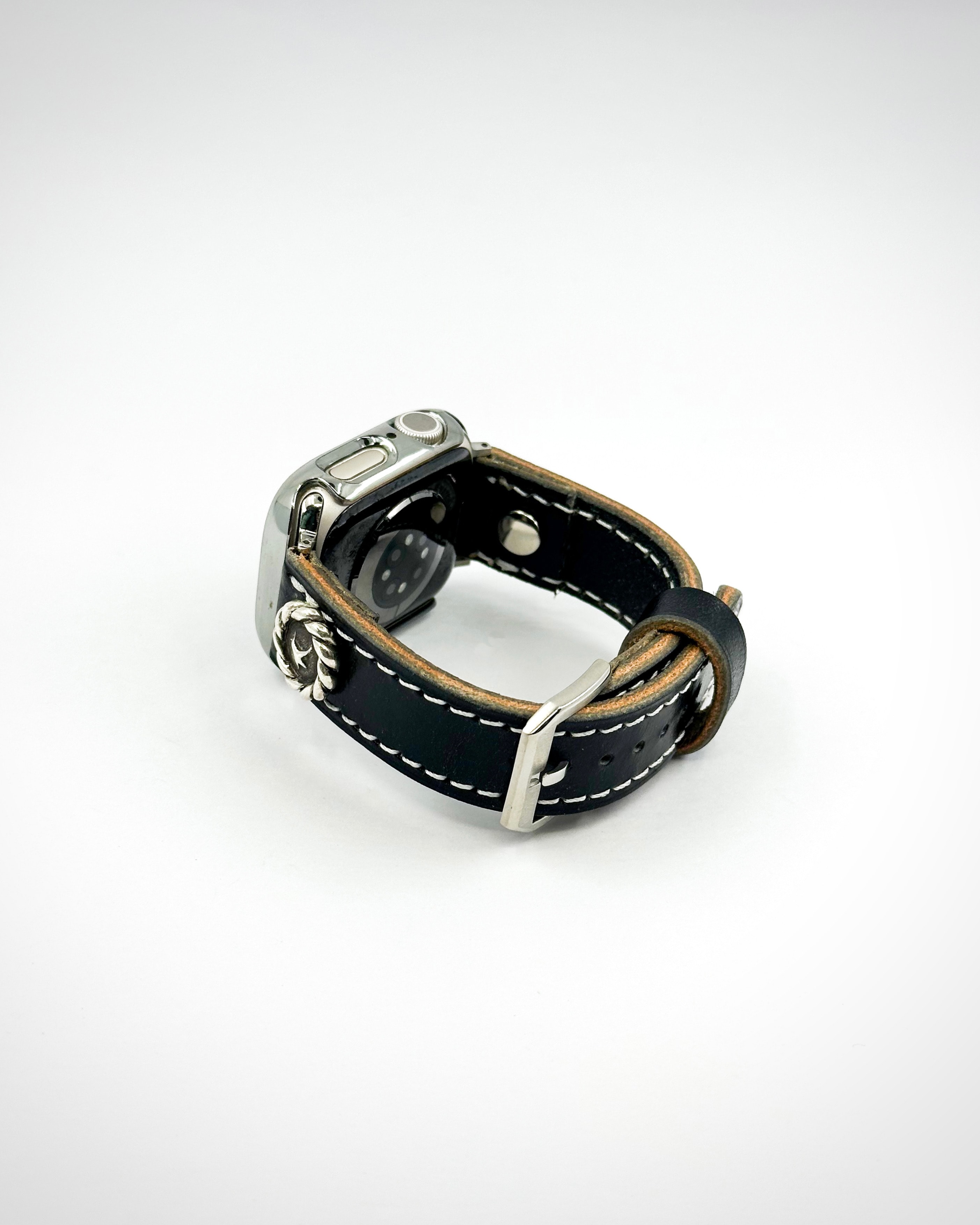 CONCHO APPLE WATCH STRAP (BRIDLE) / SILVER 925