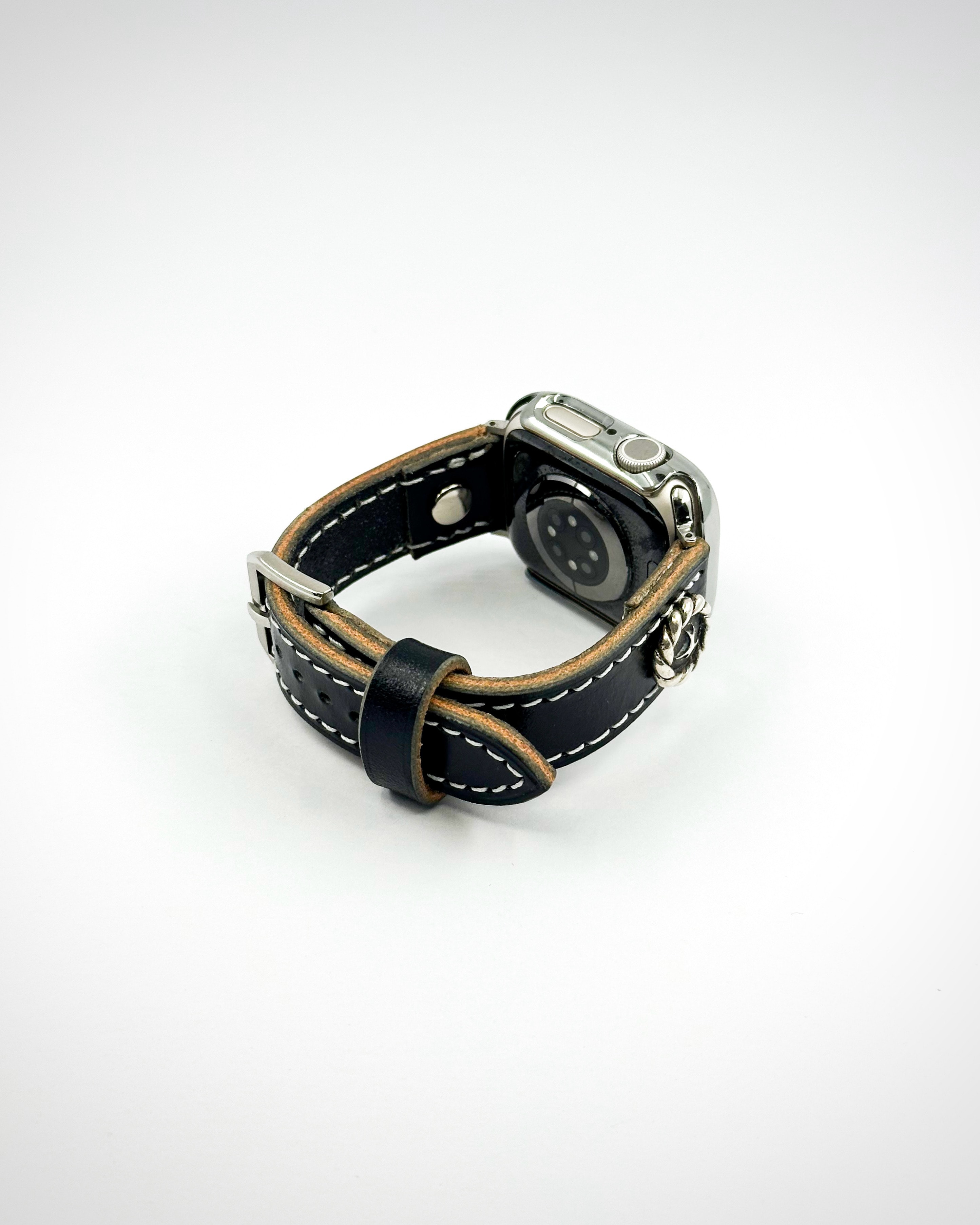CONCHO APPLE WATCH STRAP (BRIDLE) / SILVER 925