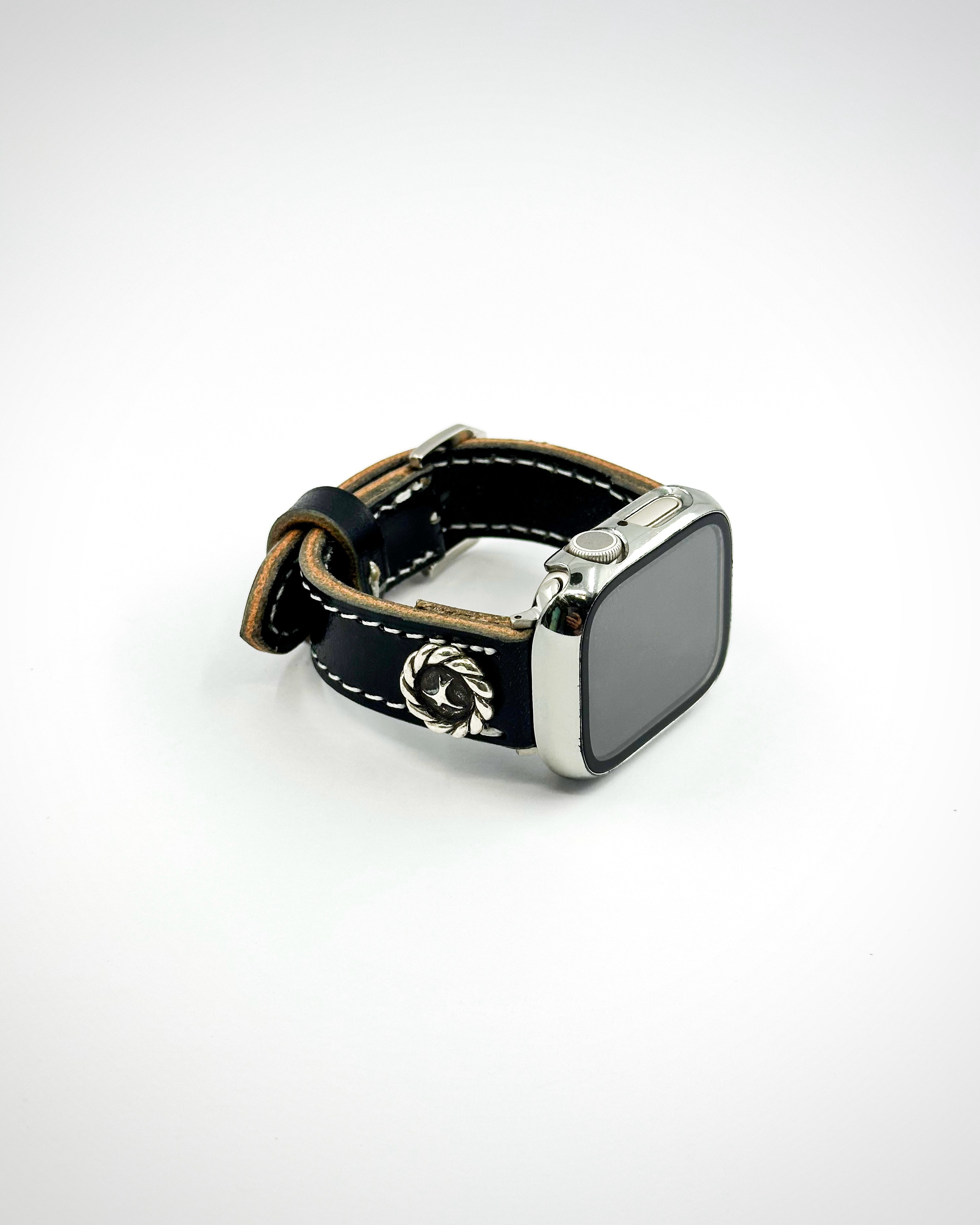 CONCHO APPLE WATCH STRAP (BRIDLE) / SILVER 925
