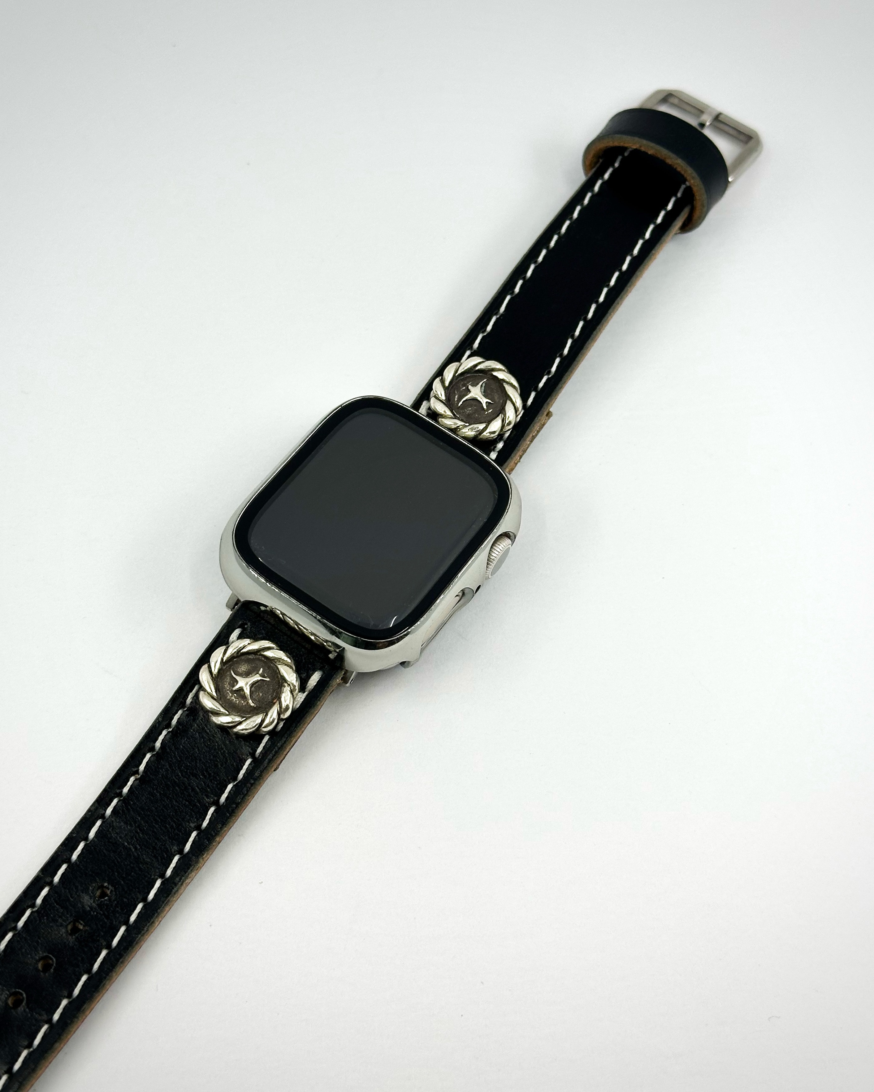 CONCHO APPLE WATCH STRAP (BRIDLE) / SILVER 925