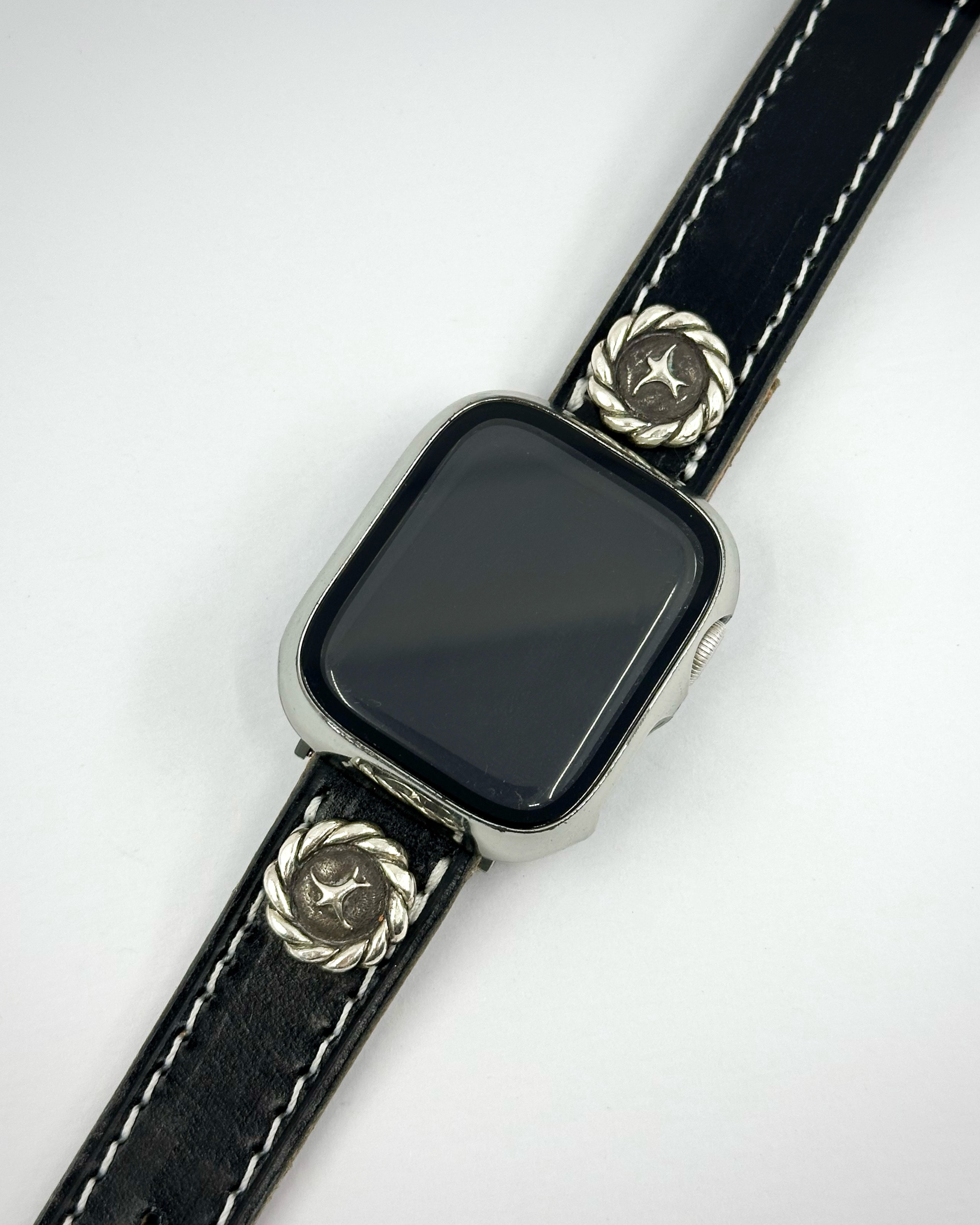 CONCHO APPLE WATCH STRAP (BRIDLE) / SILVER 925