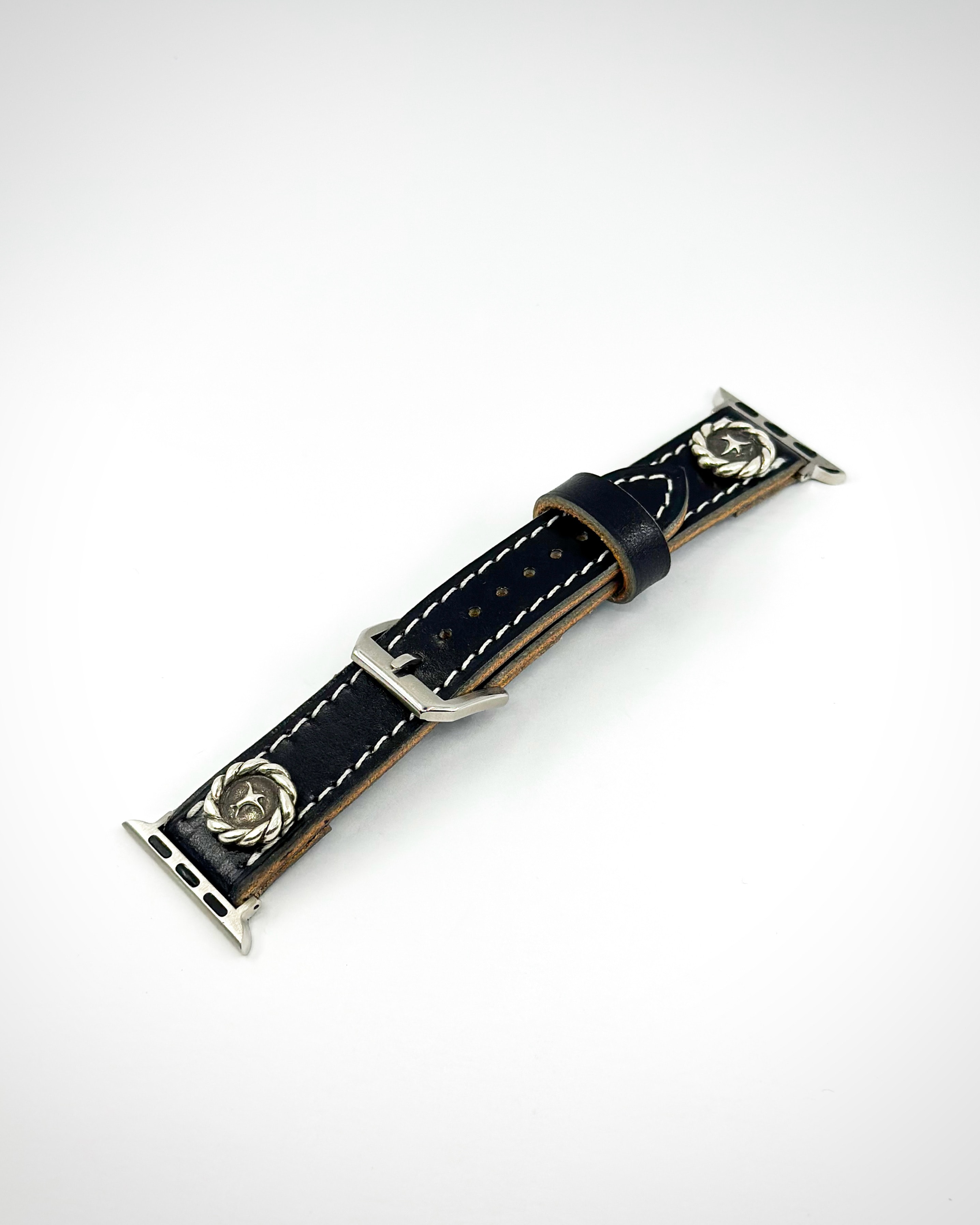 CONCHO APPLE WATCH STRAP (BRIDLE) / SILVER 925