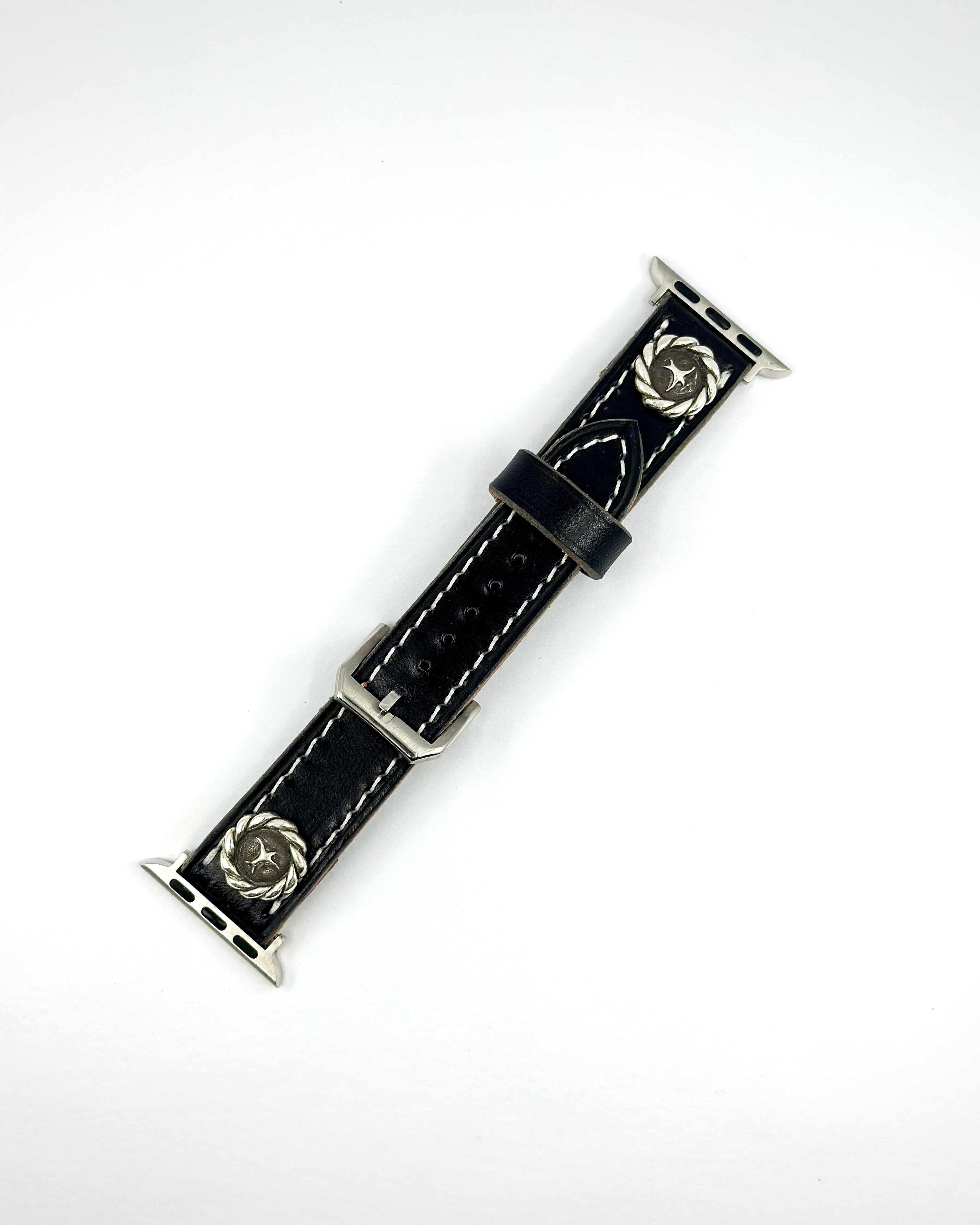 CONCHO APPLE WATCH STRAP (BRIDLE) / SILVER 925