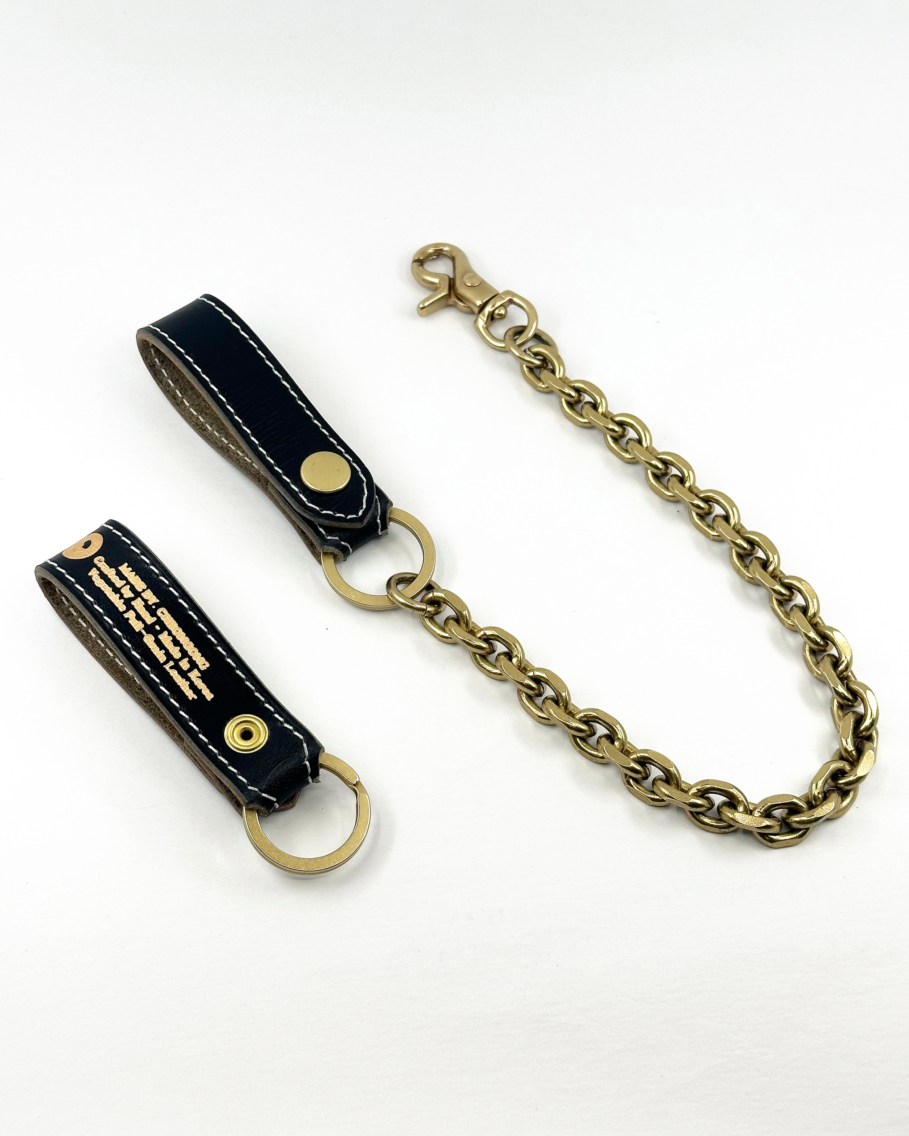 WALLET KEYRING CHAIN (Brass)