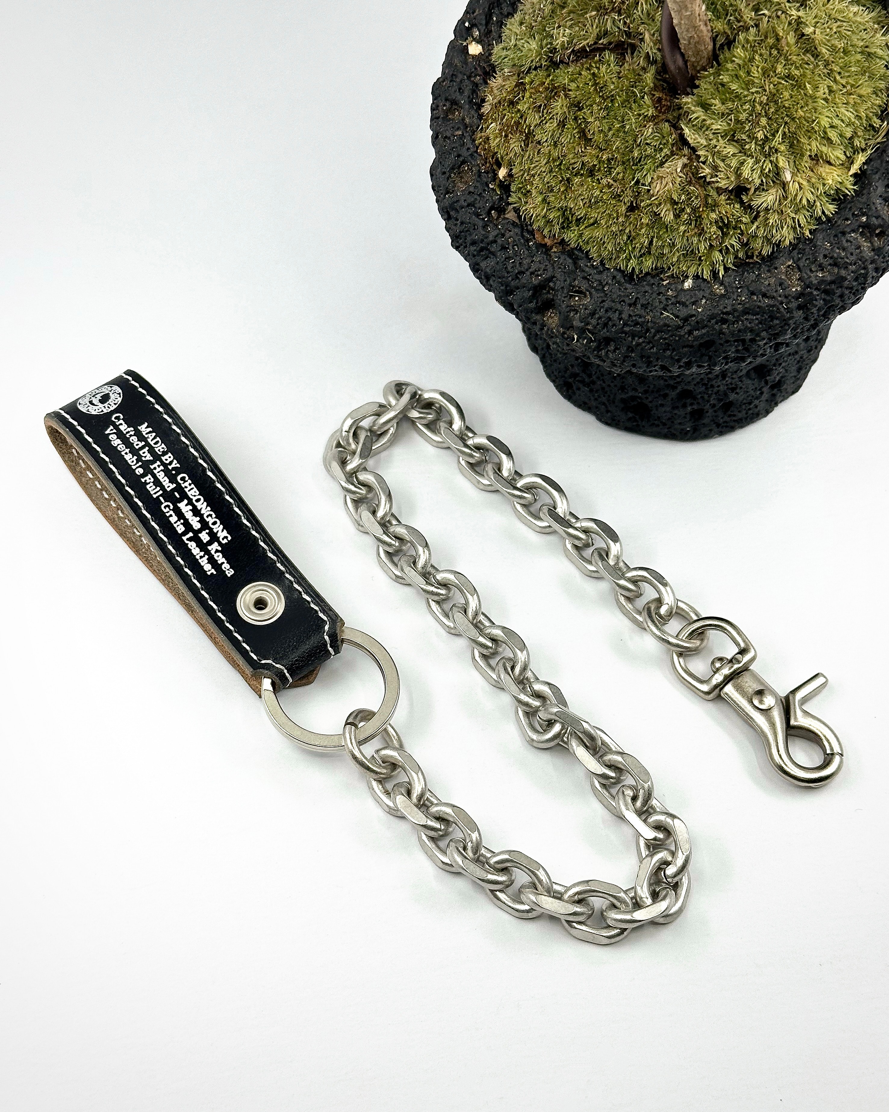WALLET KEYRING CHAIN (Nickel)