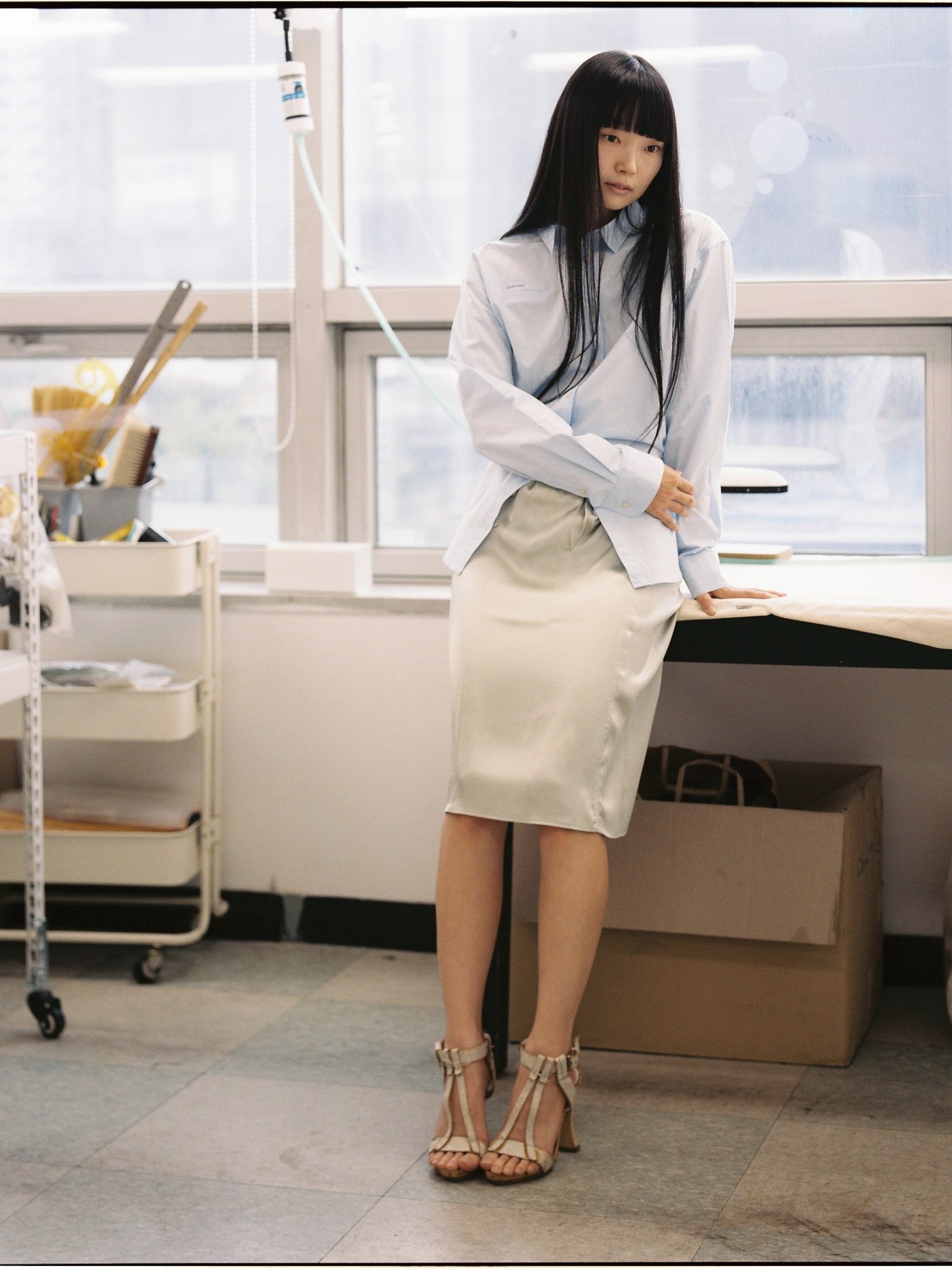 Bird's Shirt (office blue)