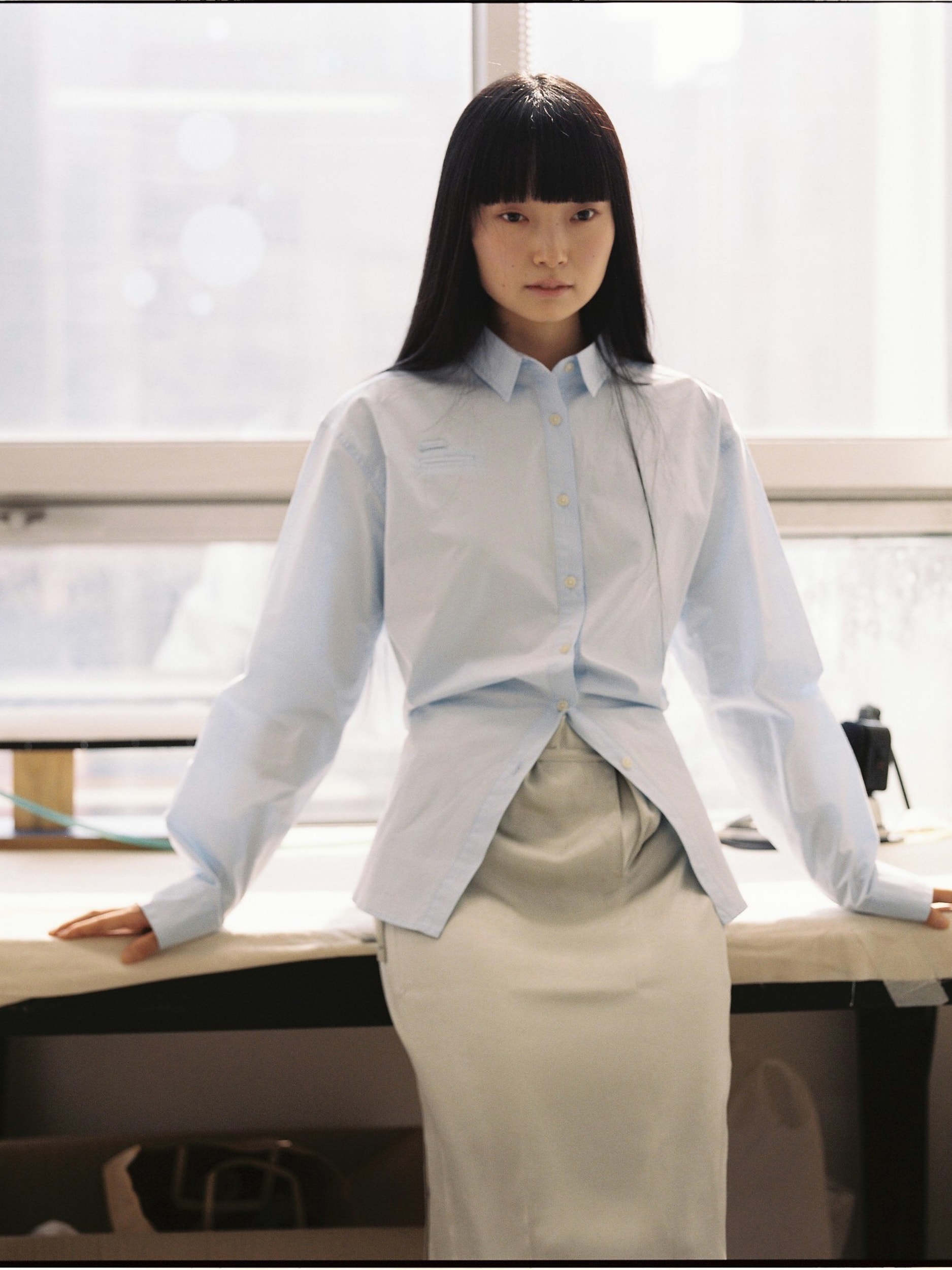 Bird's Shirt (office blue)