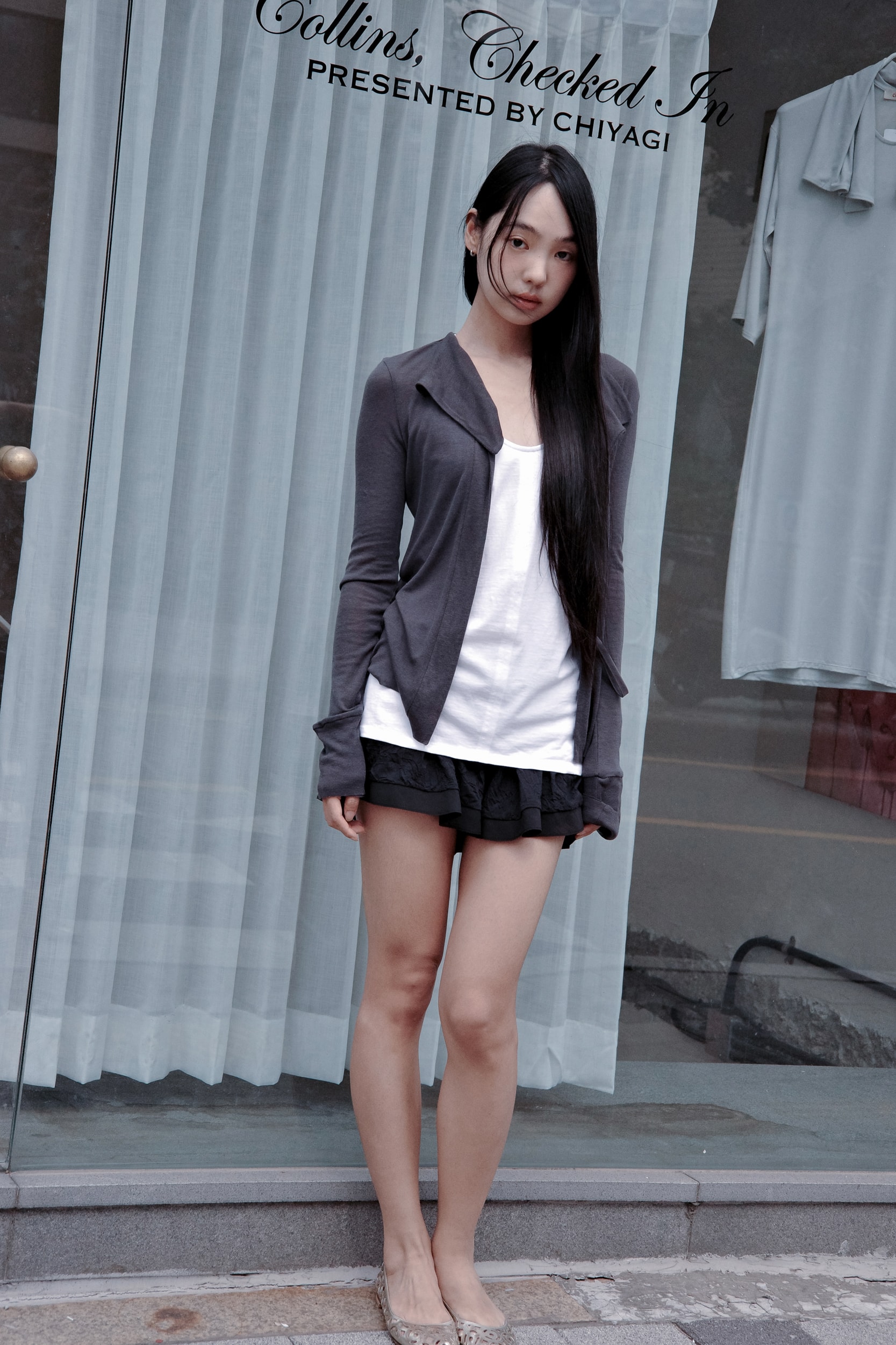 Mini Ruffle Pants (black)