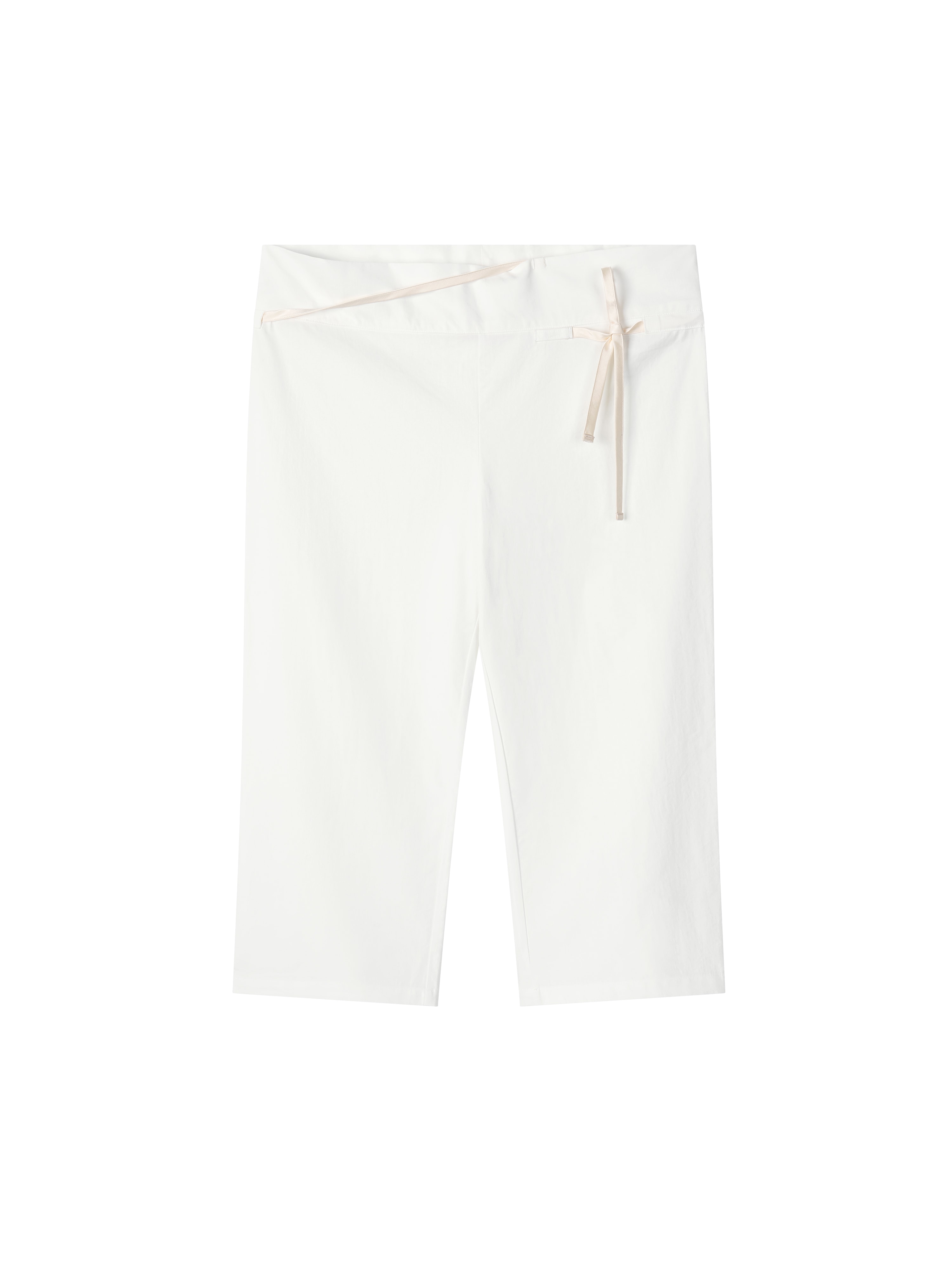 Folded Waist Pants (white)