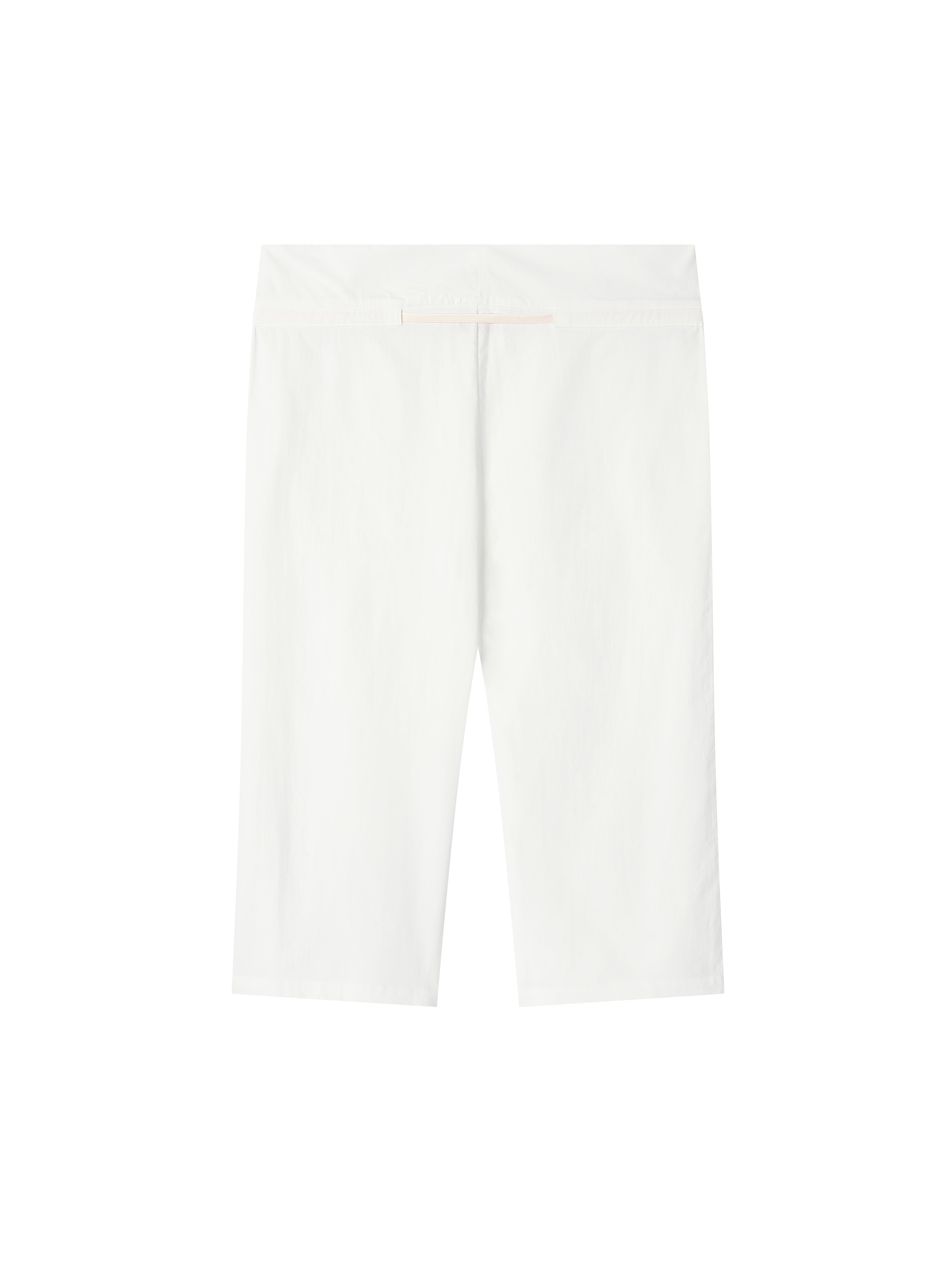 Folded Waist Pants (white)