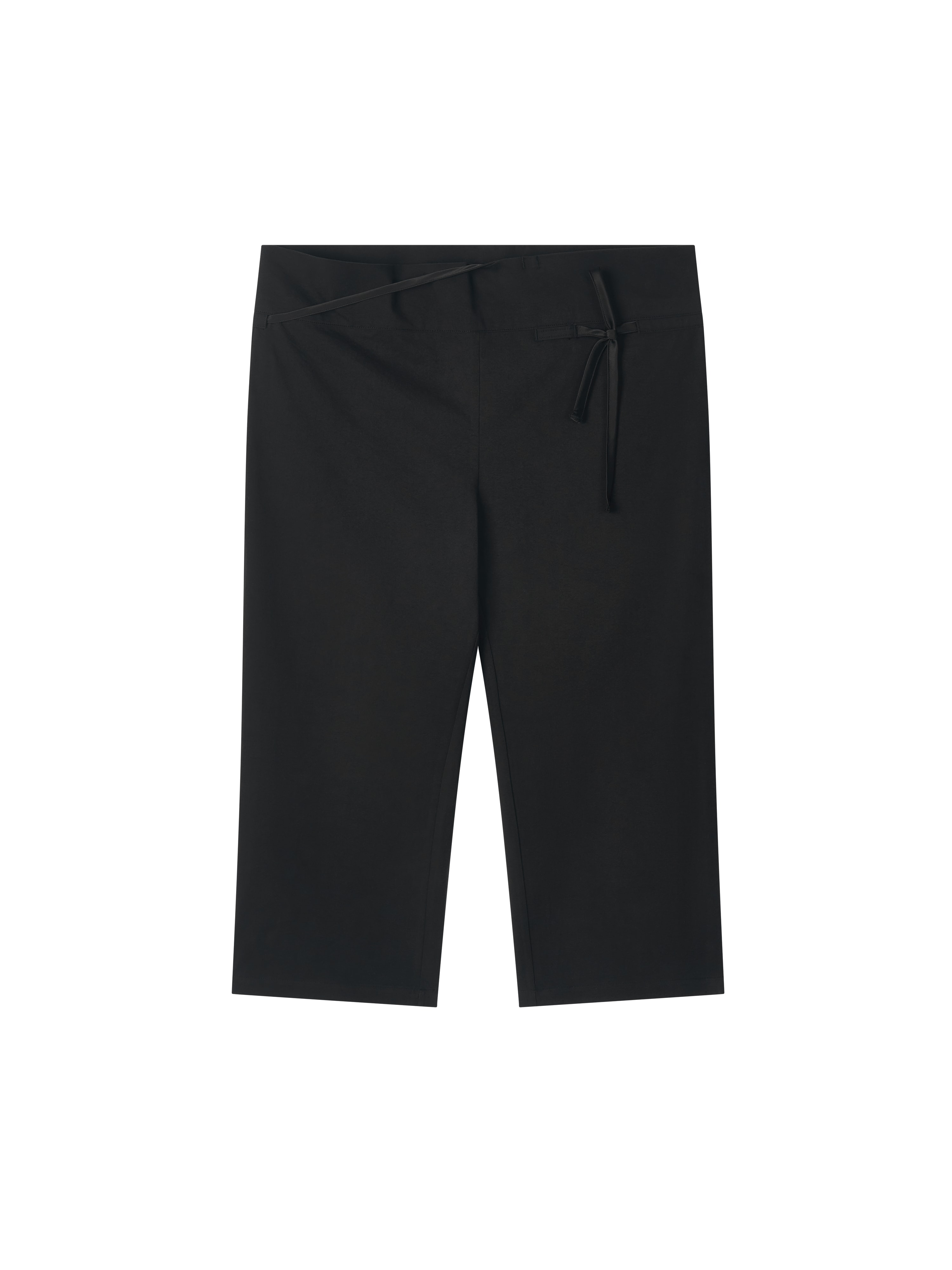Folded Waist Pants (black)