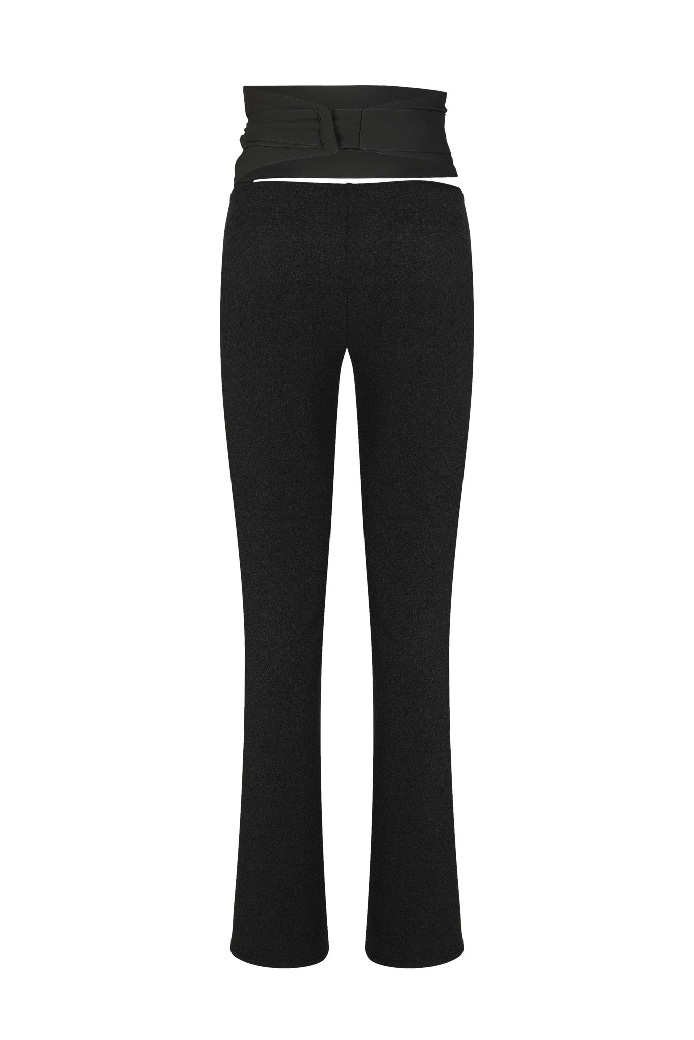 Half Apron Leggings - black
