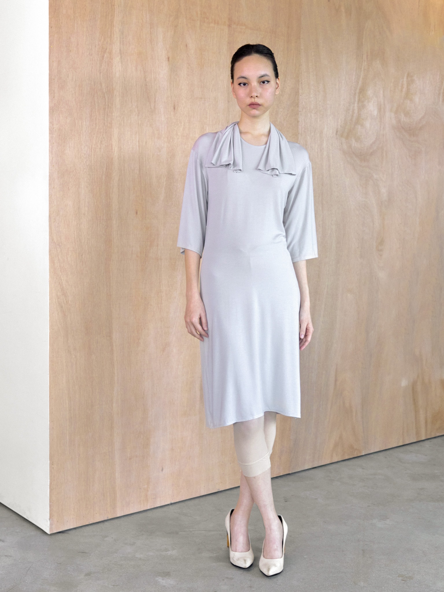 Collar Dress (pale blue)