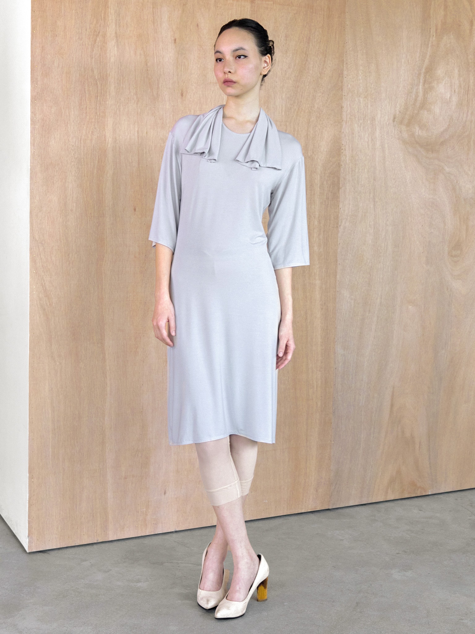 Collar Dress (pale blue)