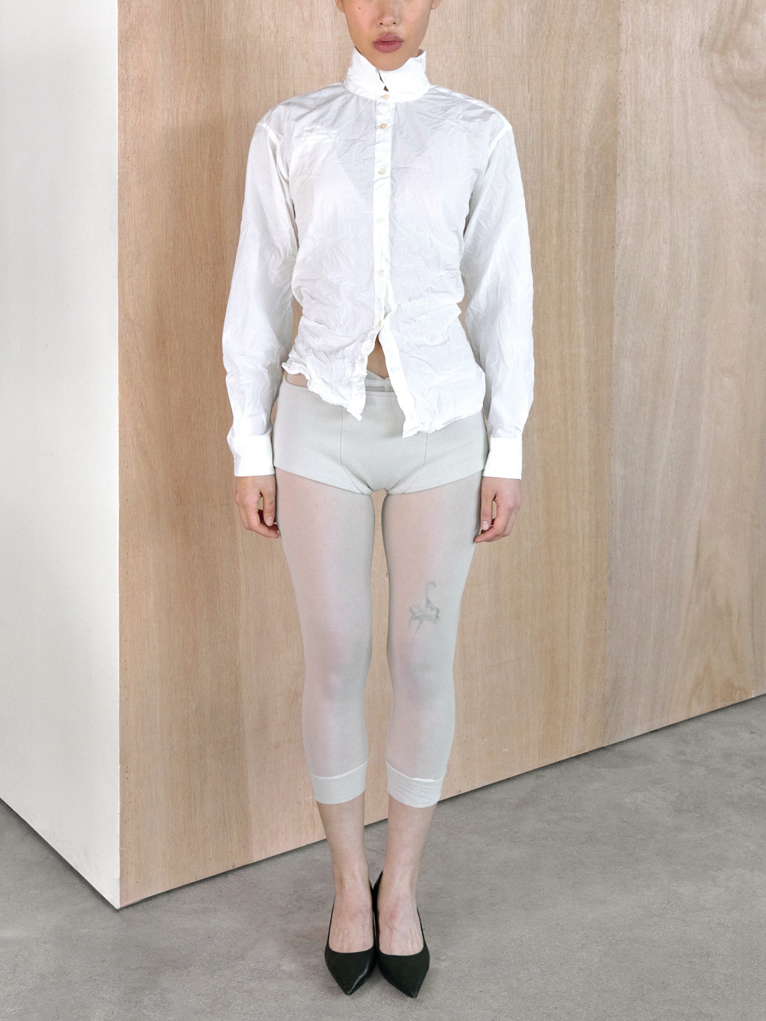 Sheer Lace Leggings (ivory)