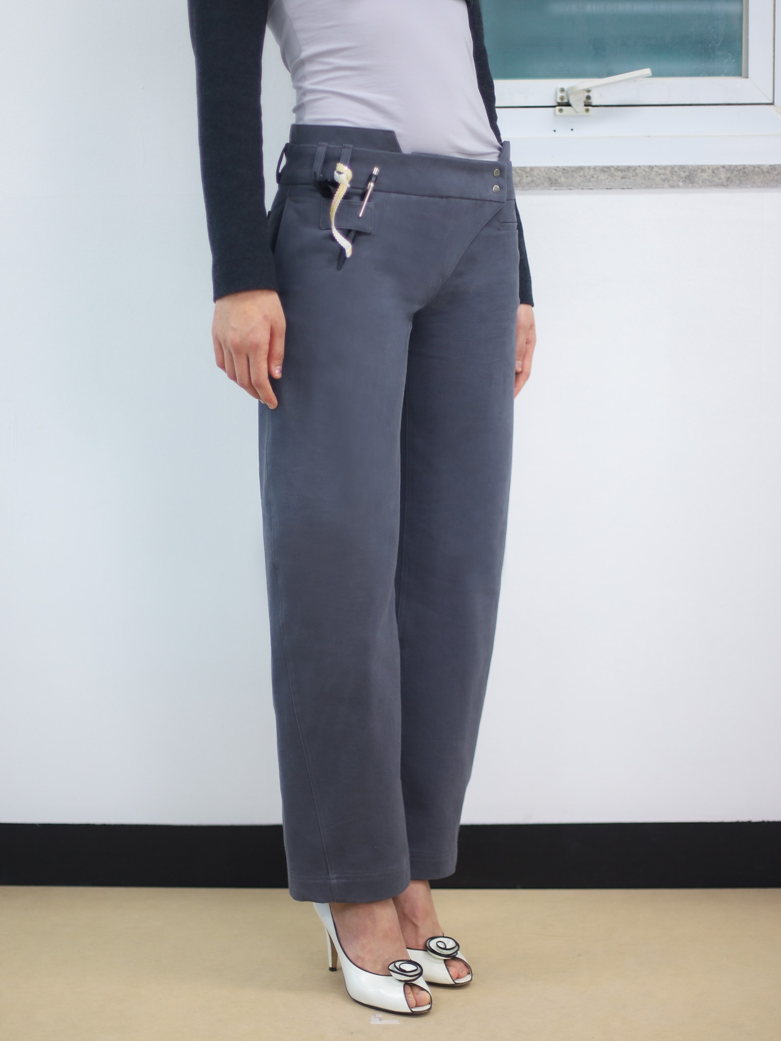 Worker Pants - blue ash