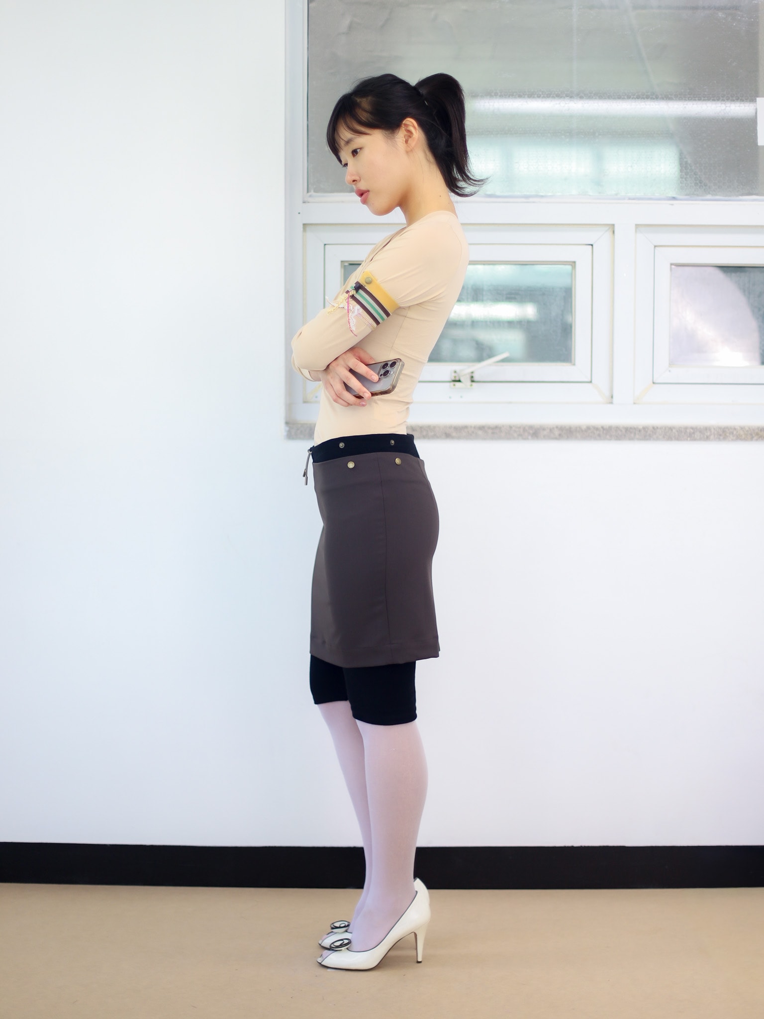 Busy Co. Pants Skirt - brown