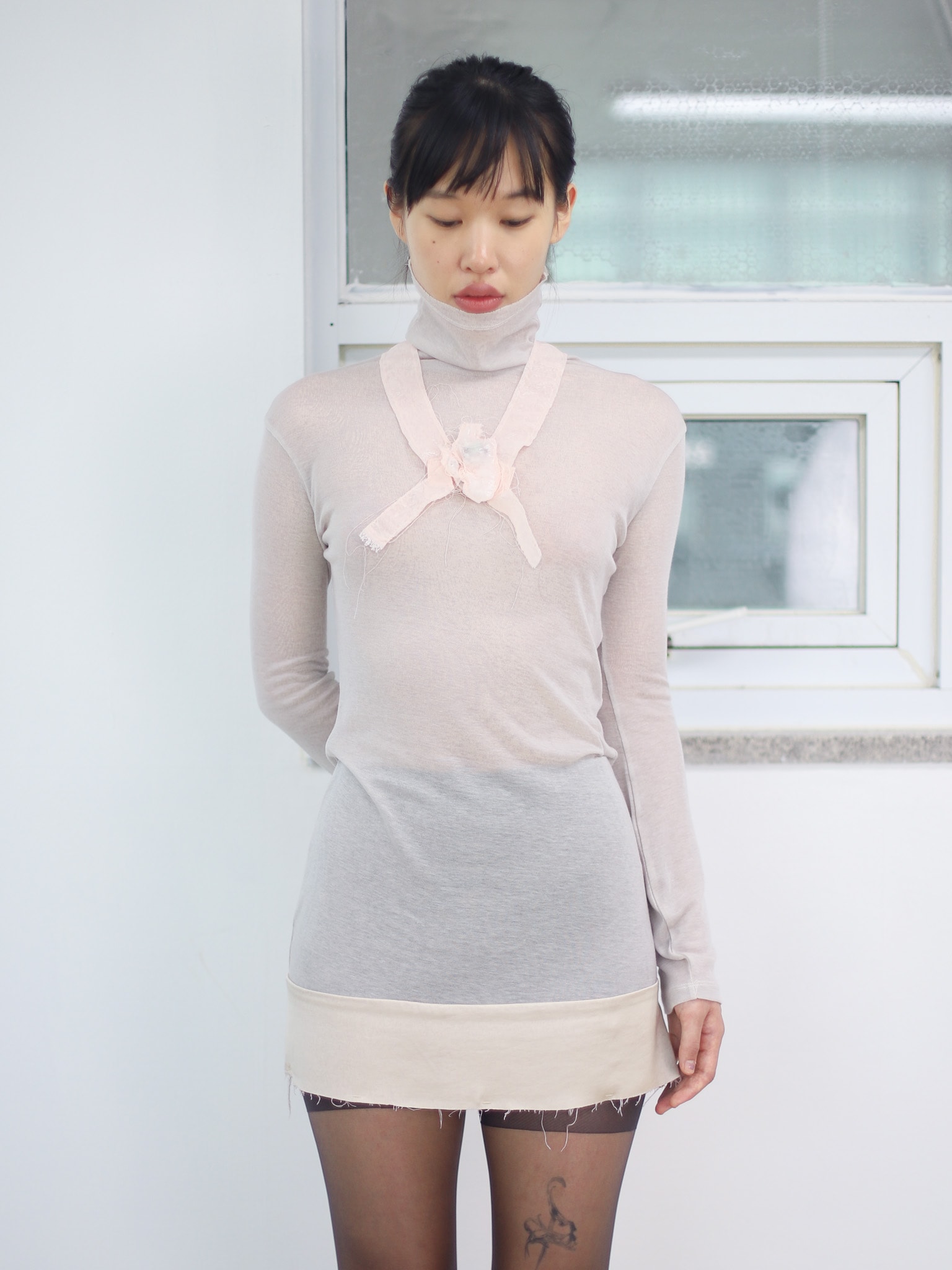 Jura Top - ivory pink