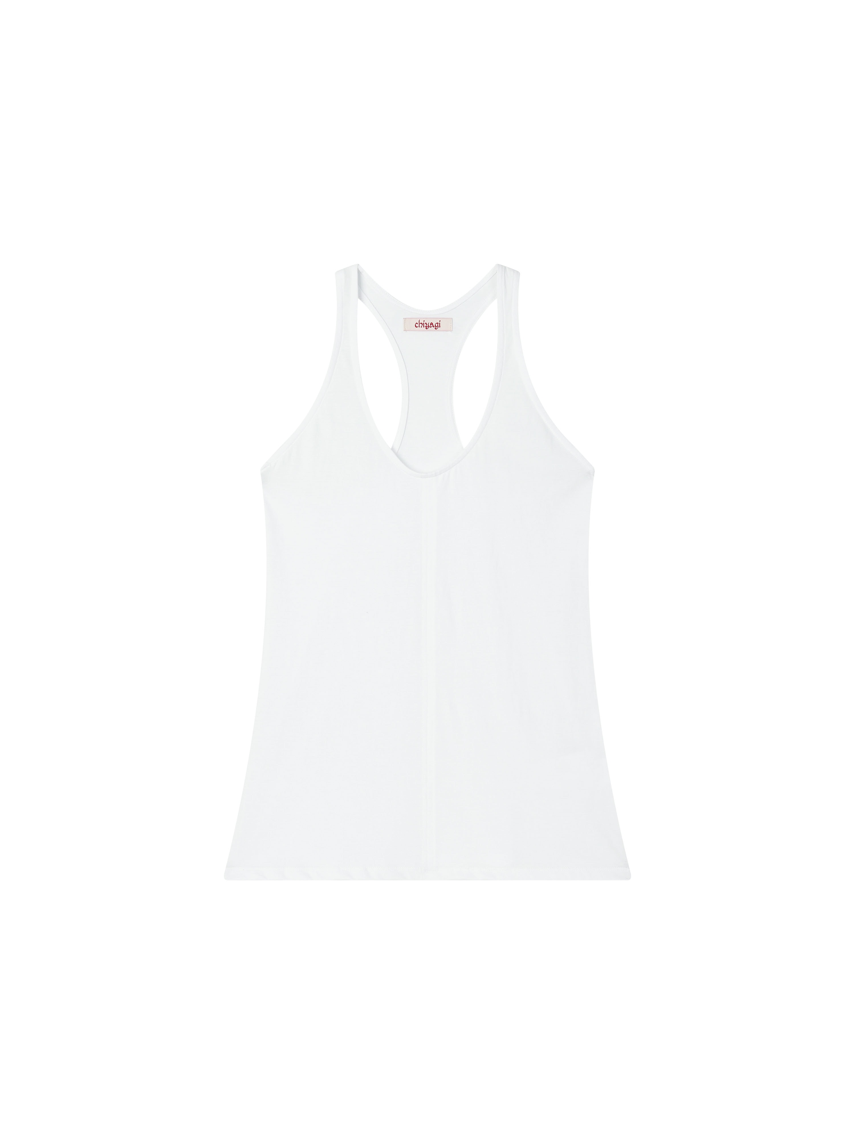Racerback Sleeveless Top (white)