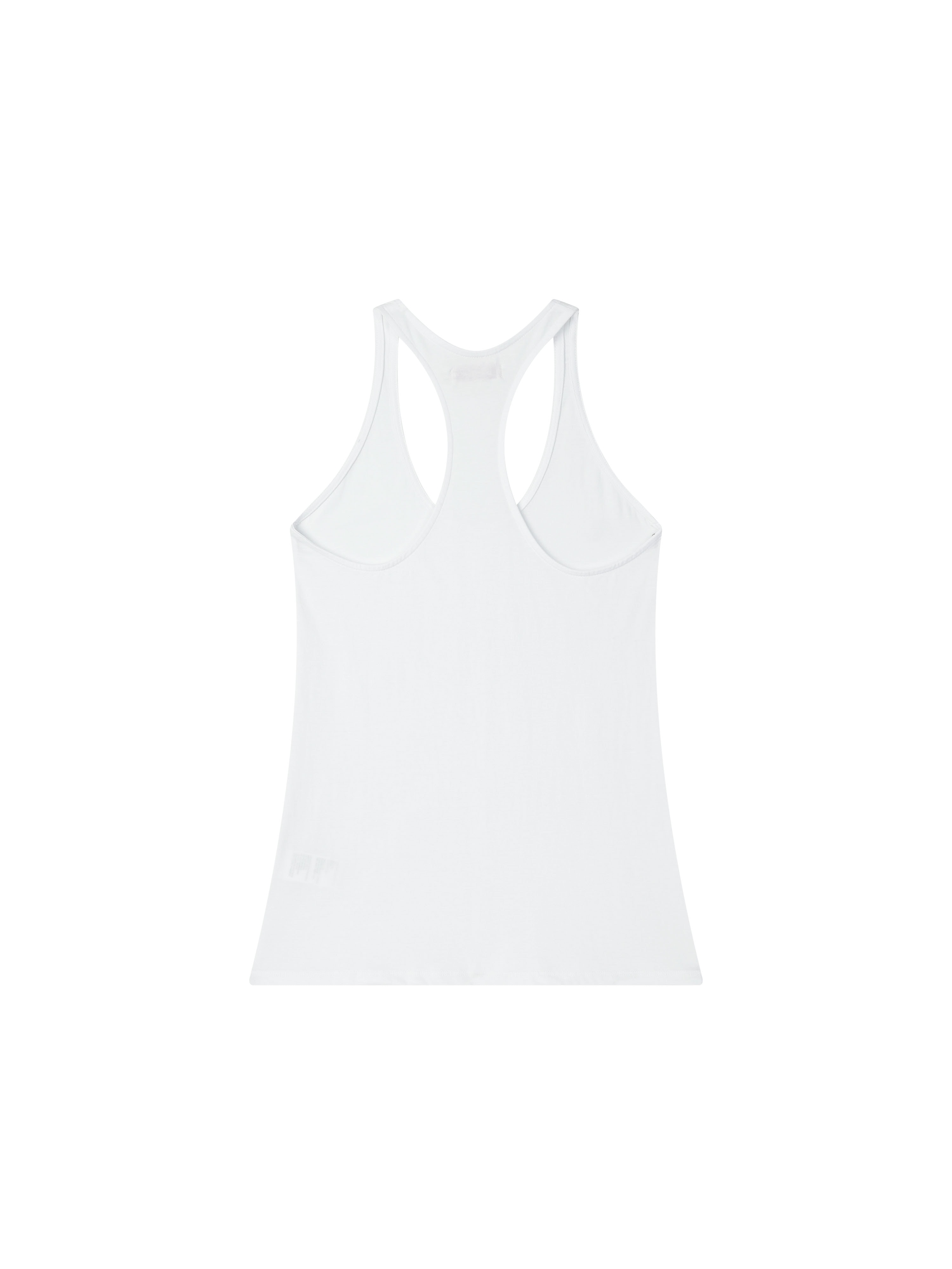 Racerback Sleeveless Top (white)