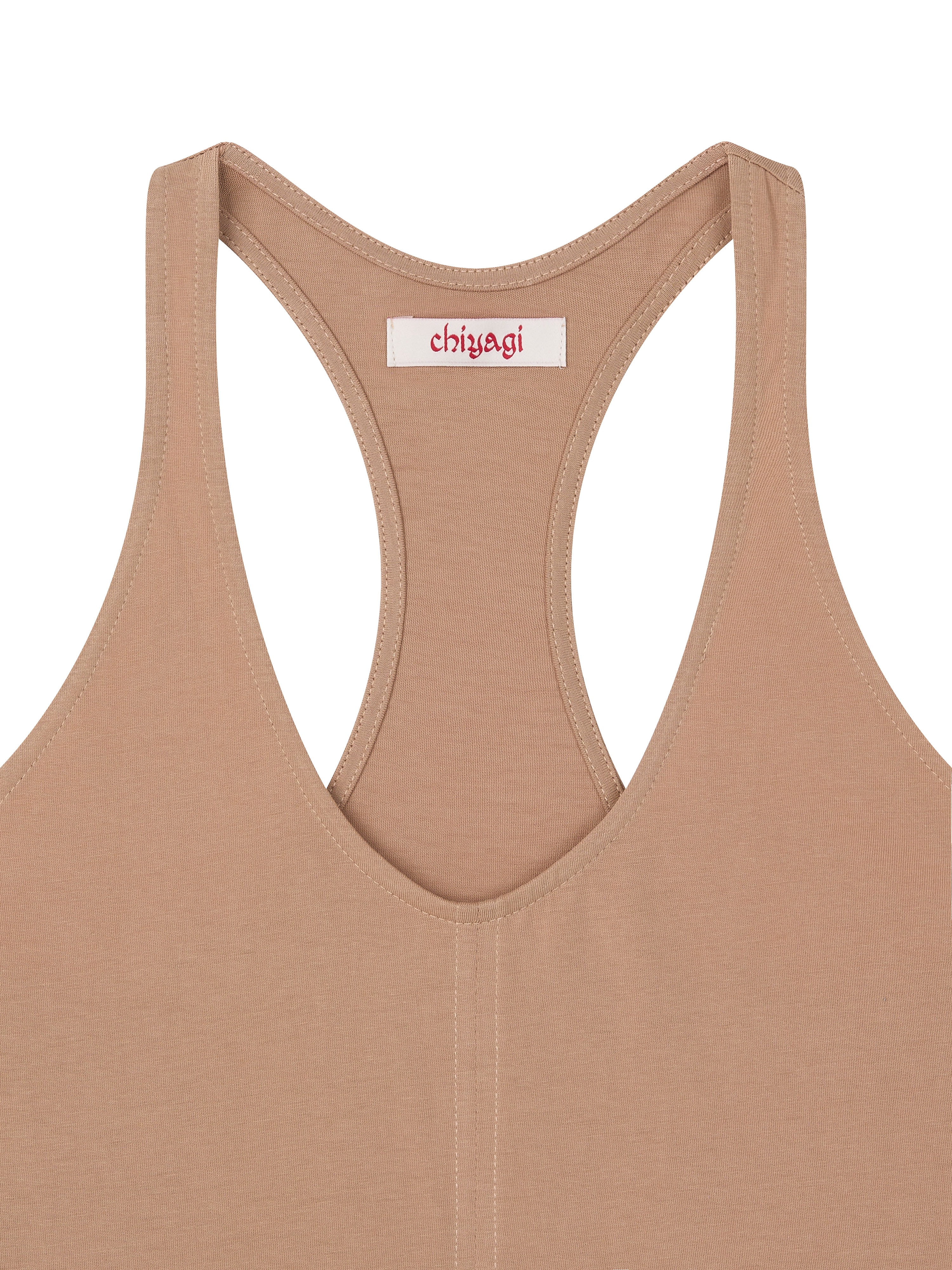 Racerback Sleeveless Top (apricot)