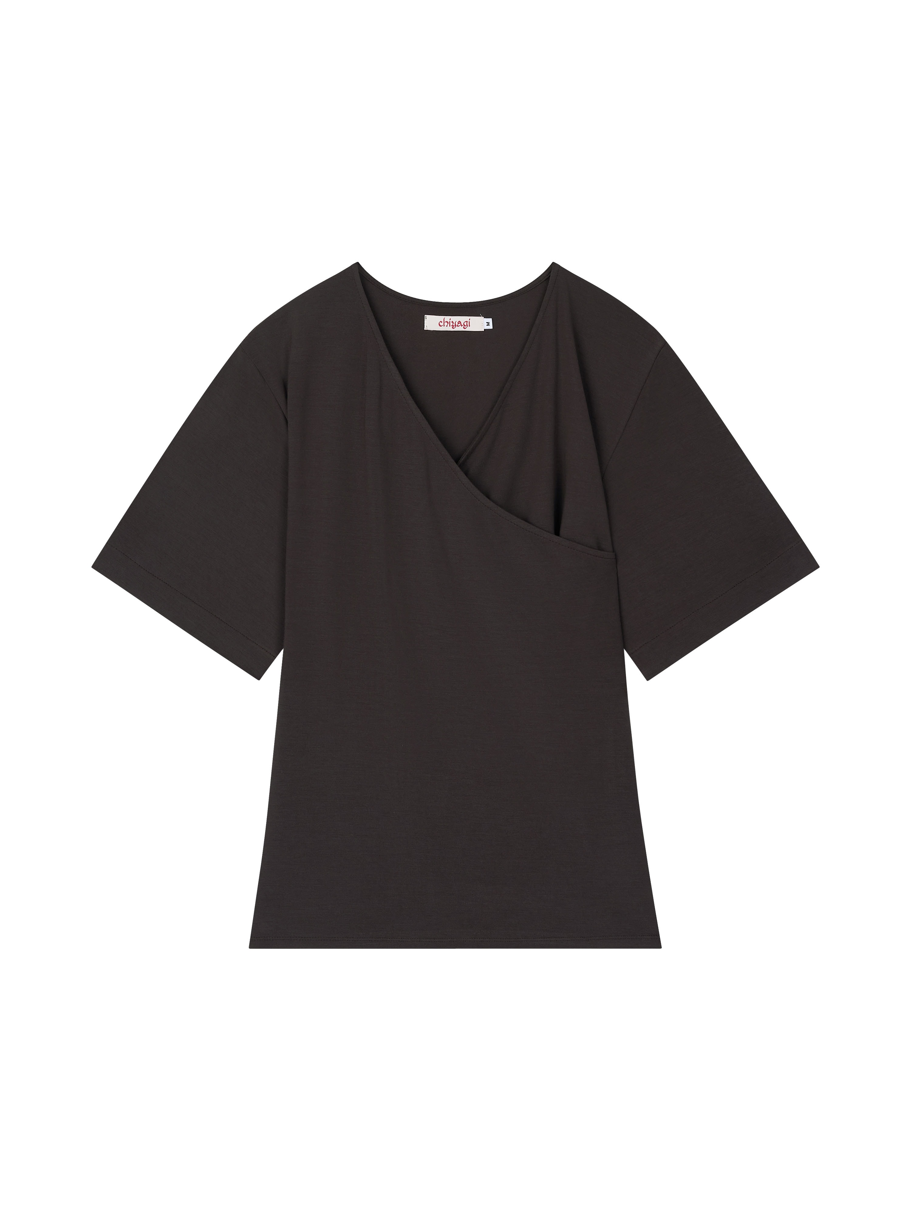 Uniform Wrap Top (brown)