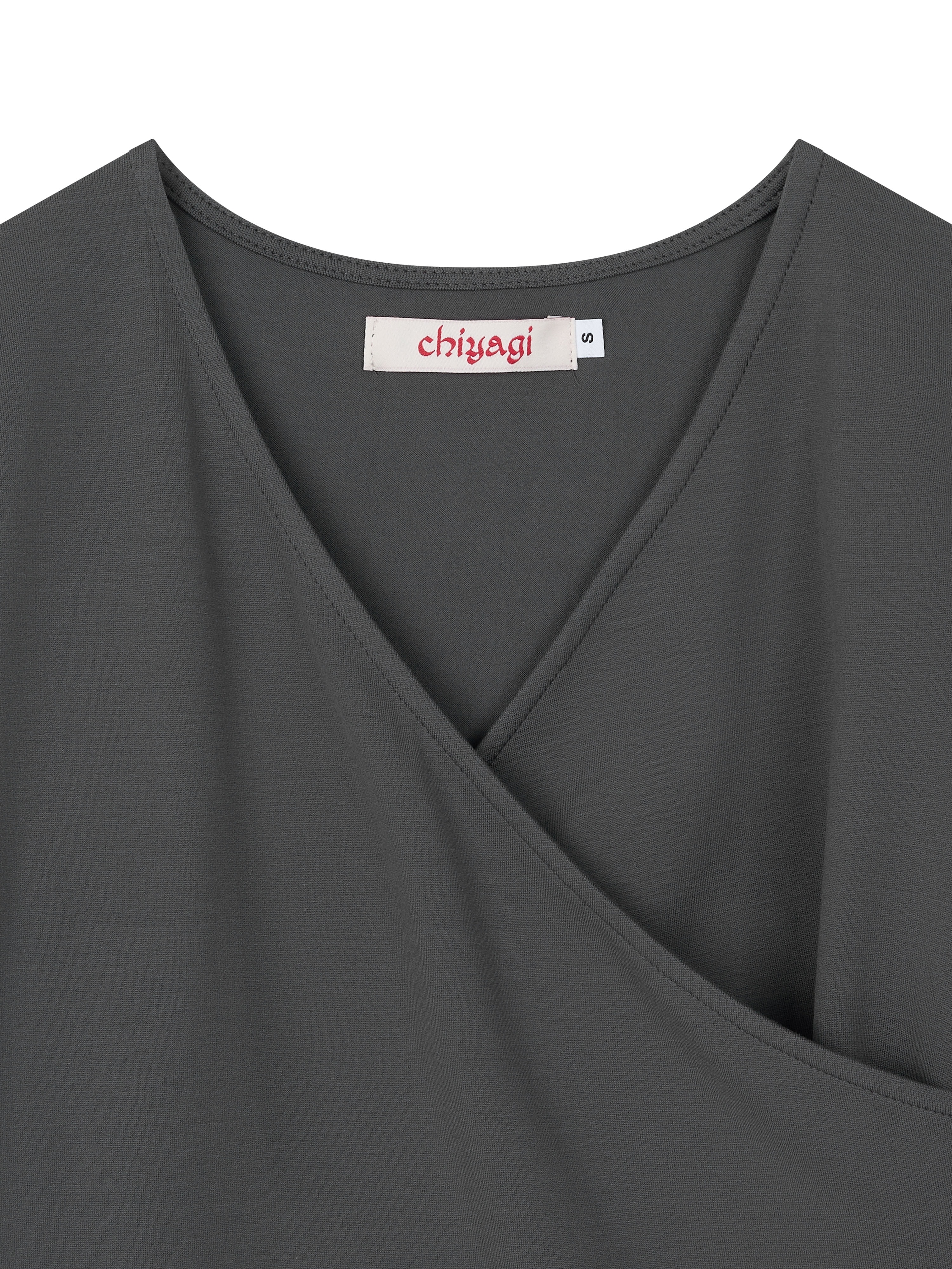 Uniform Wrap Top (charcoal)