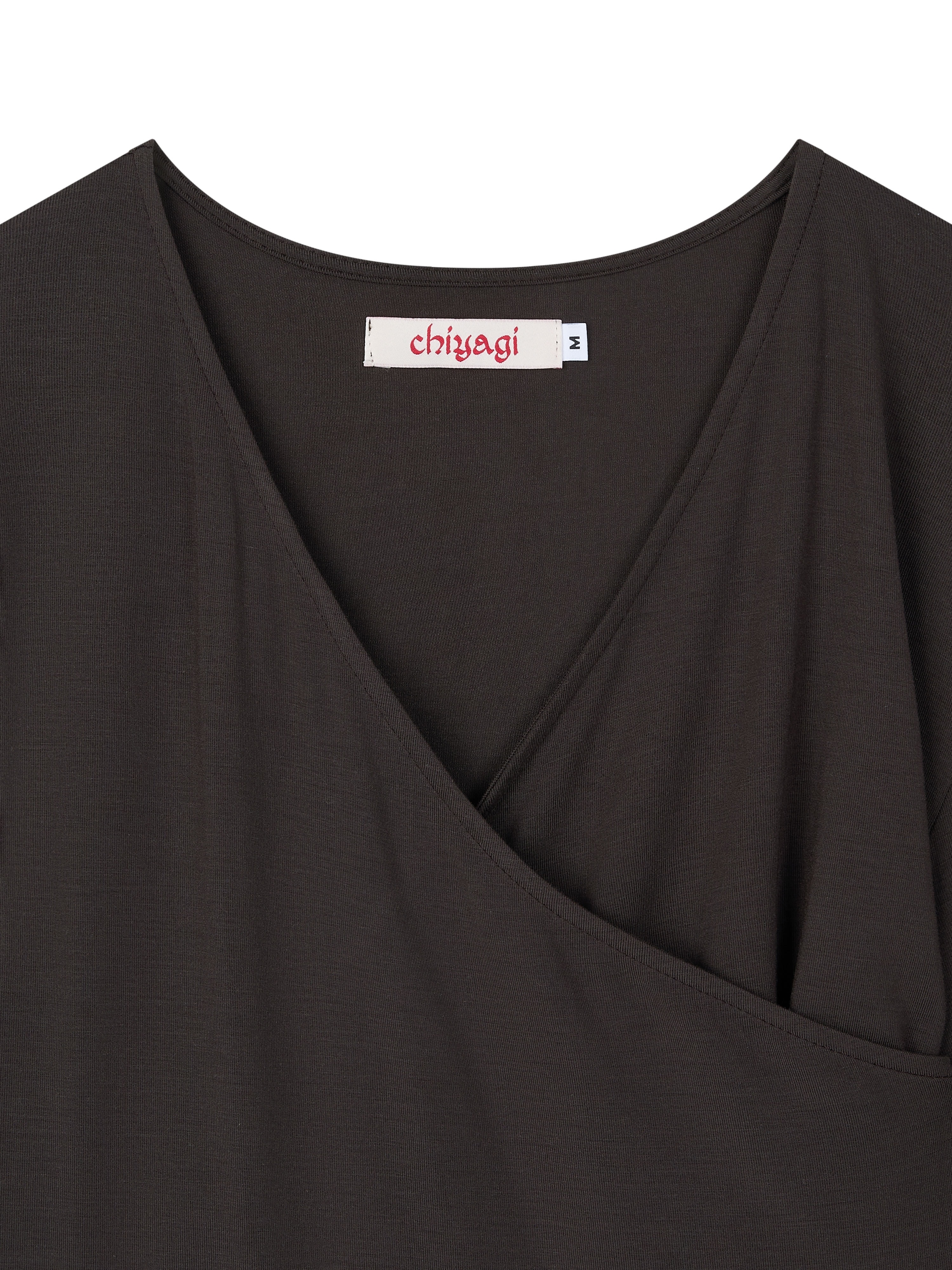 Uniform Wrap Top (brown)