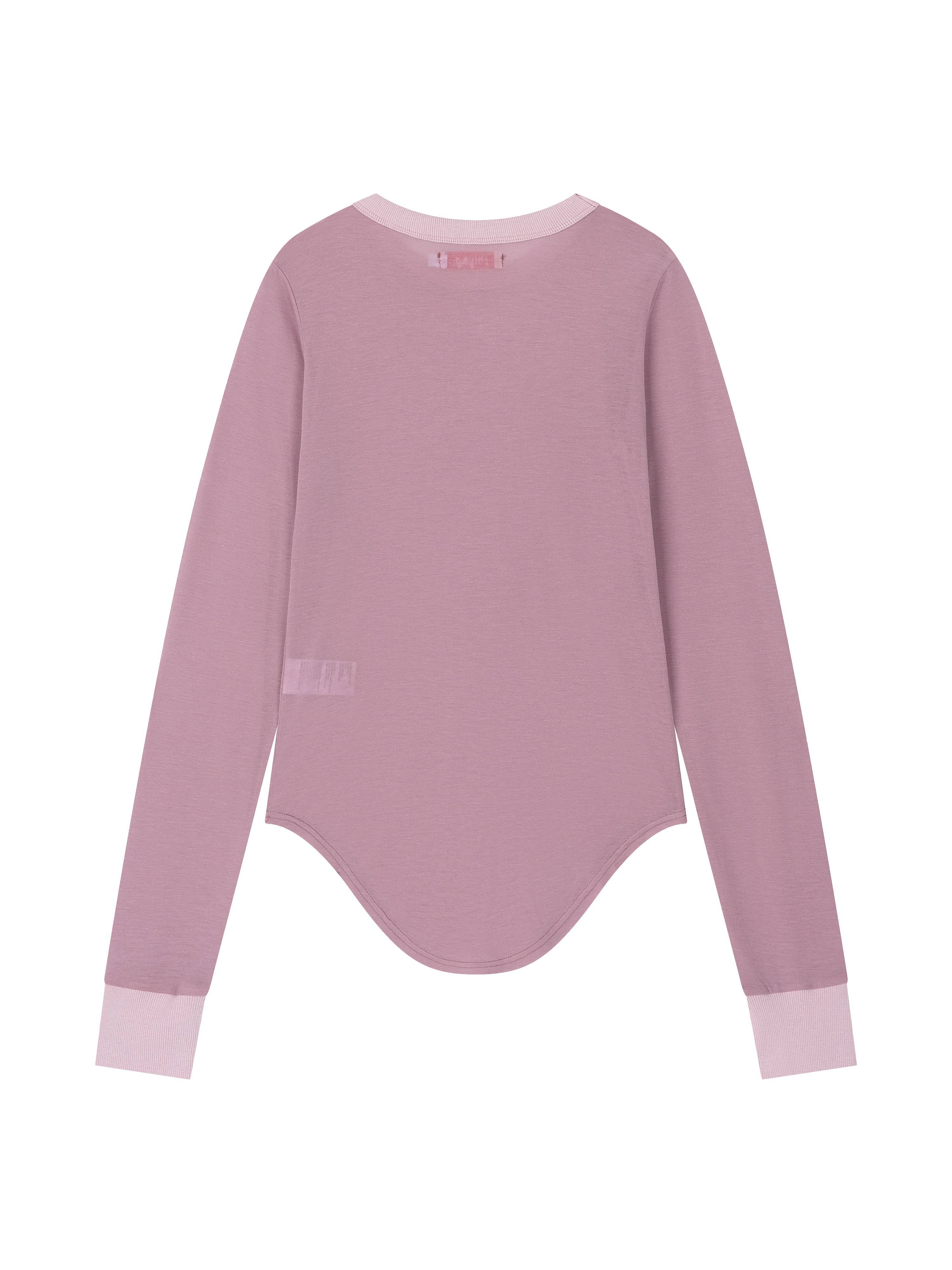 Sheer Jersey Top (pink)